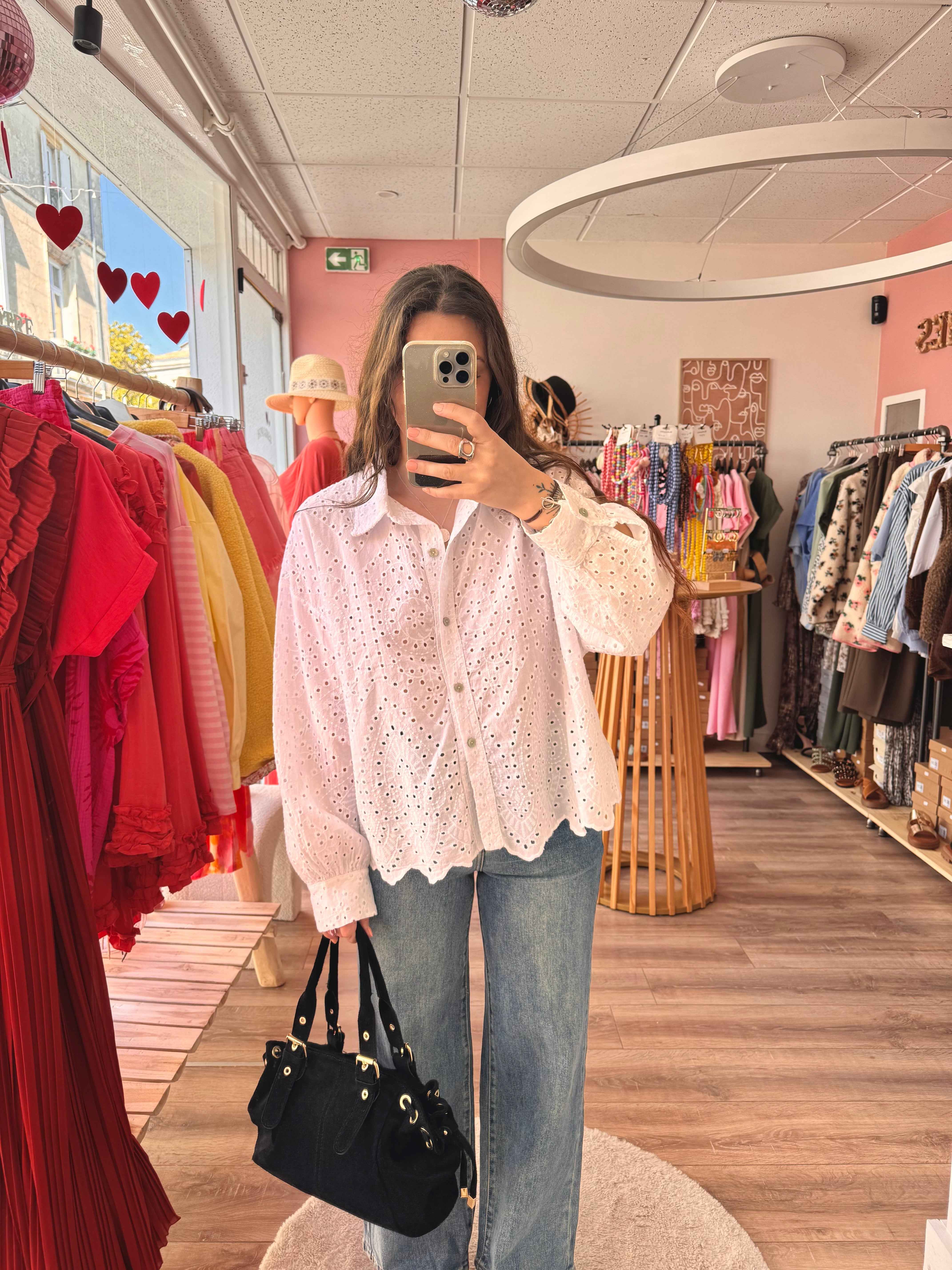 BLOUSE BRODERIE ANGLAISE