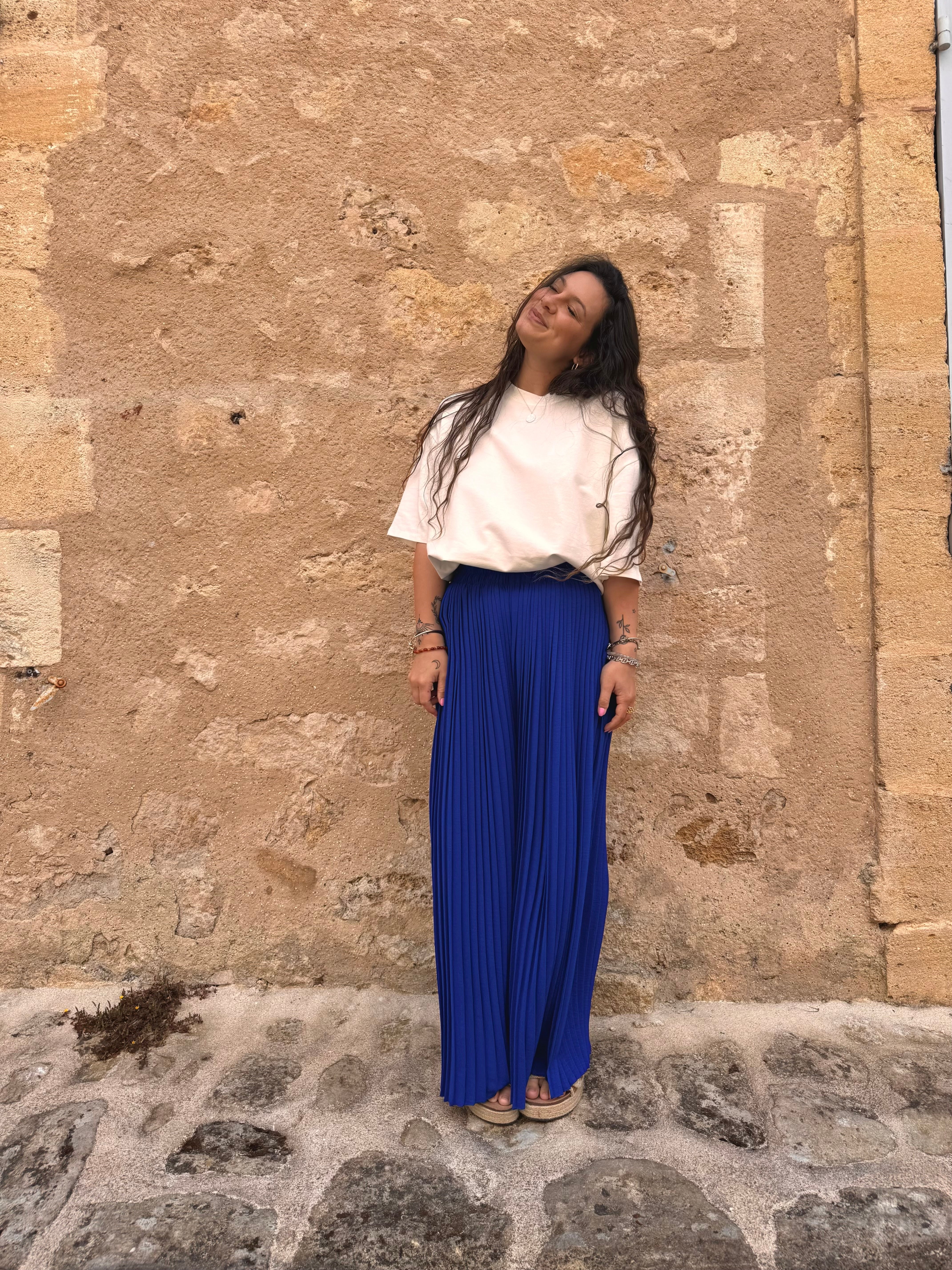 PANTALON VICTOIRE BLEU ÉLECTRIQUE
