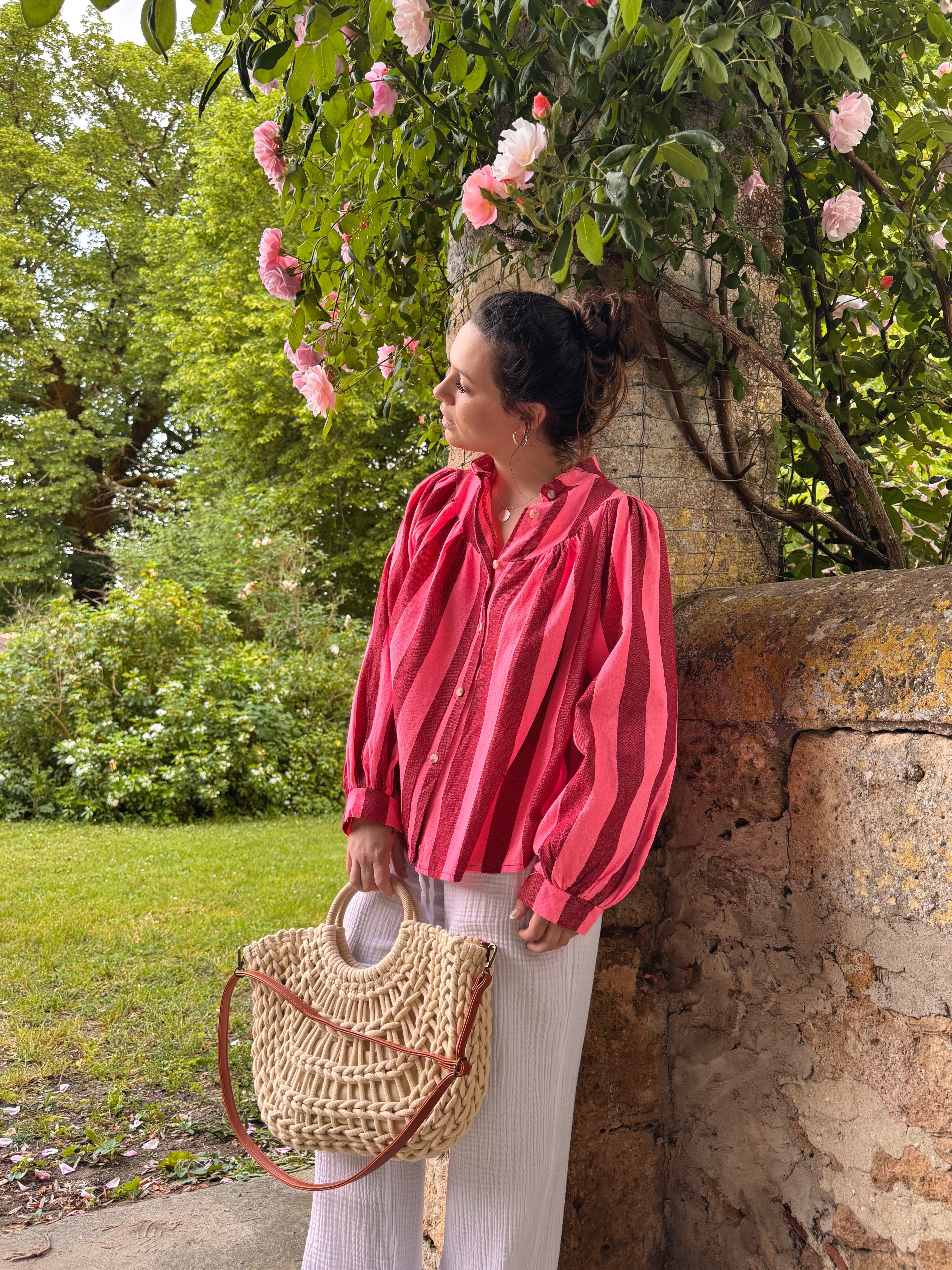 BLOUSE PROVENCE ROSE