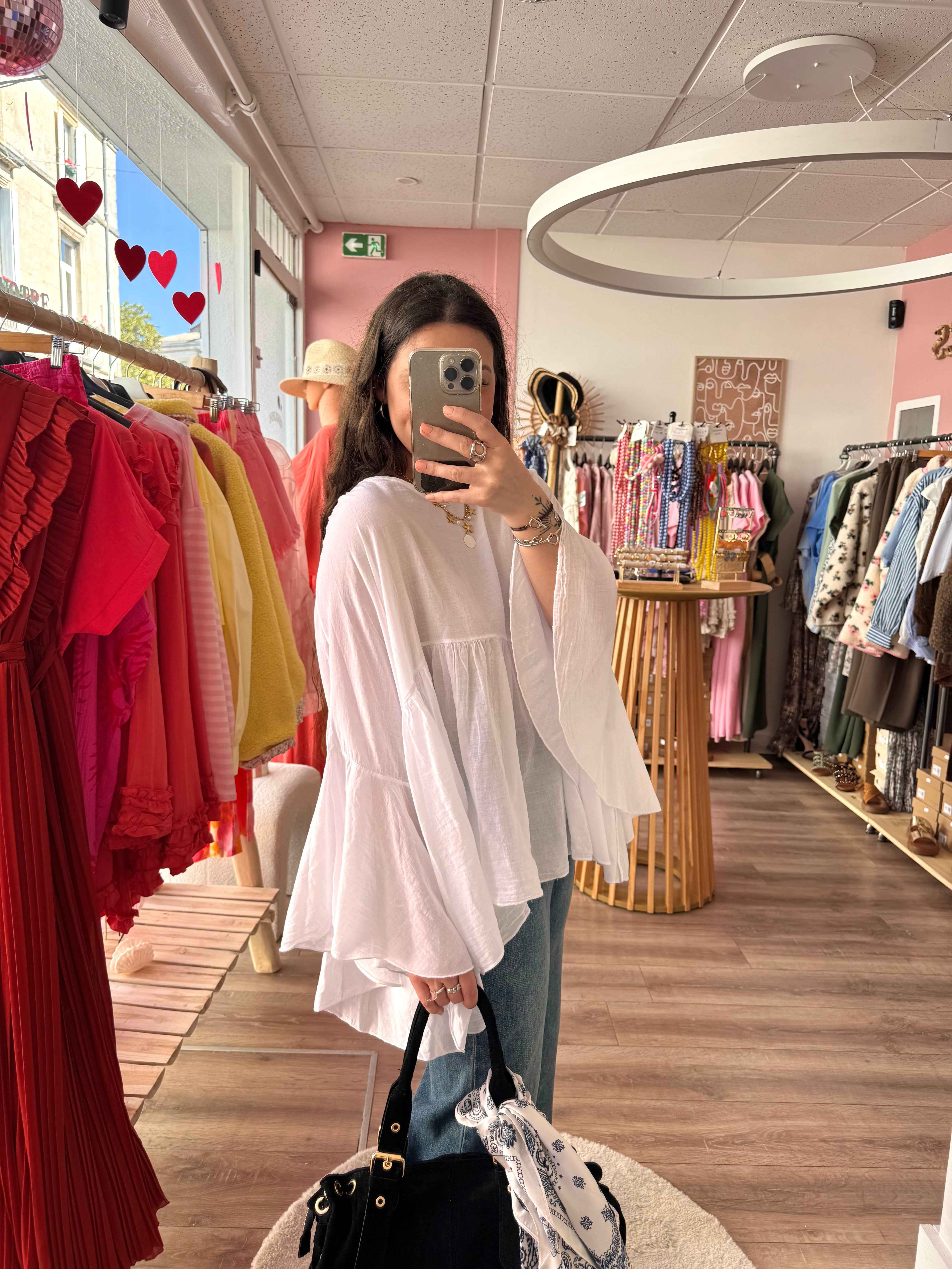 BLOUSE AMPLE BLANCHE