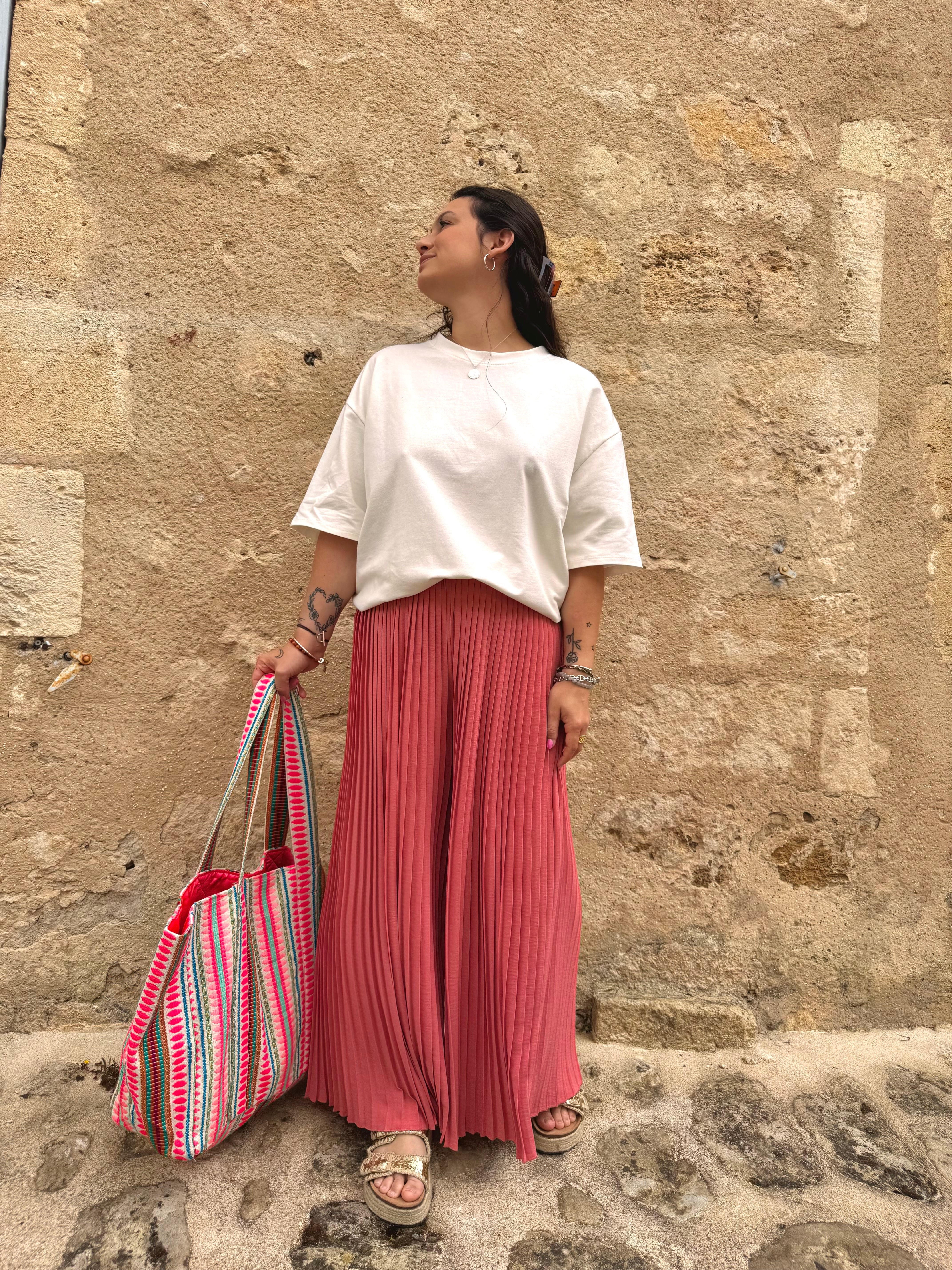 PANTALON VICTOIRE CORAIL