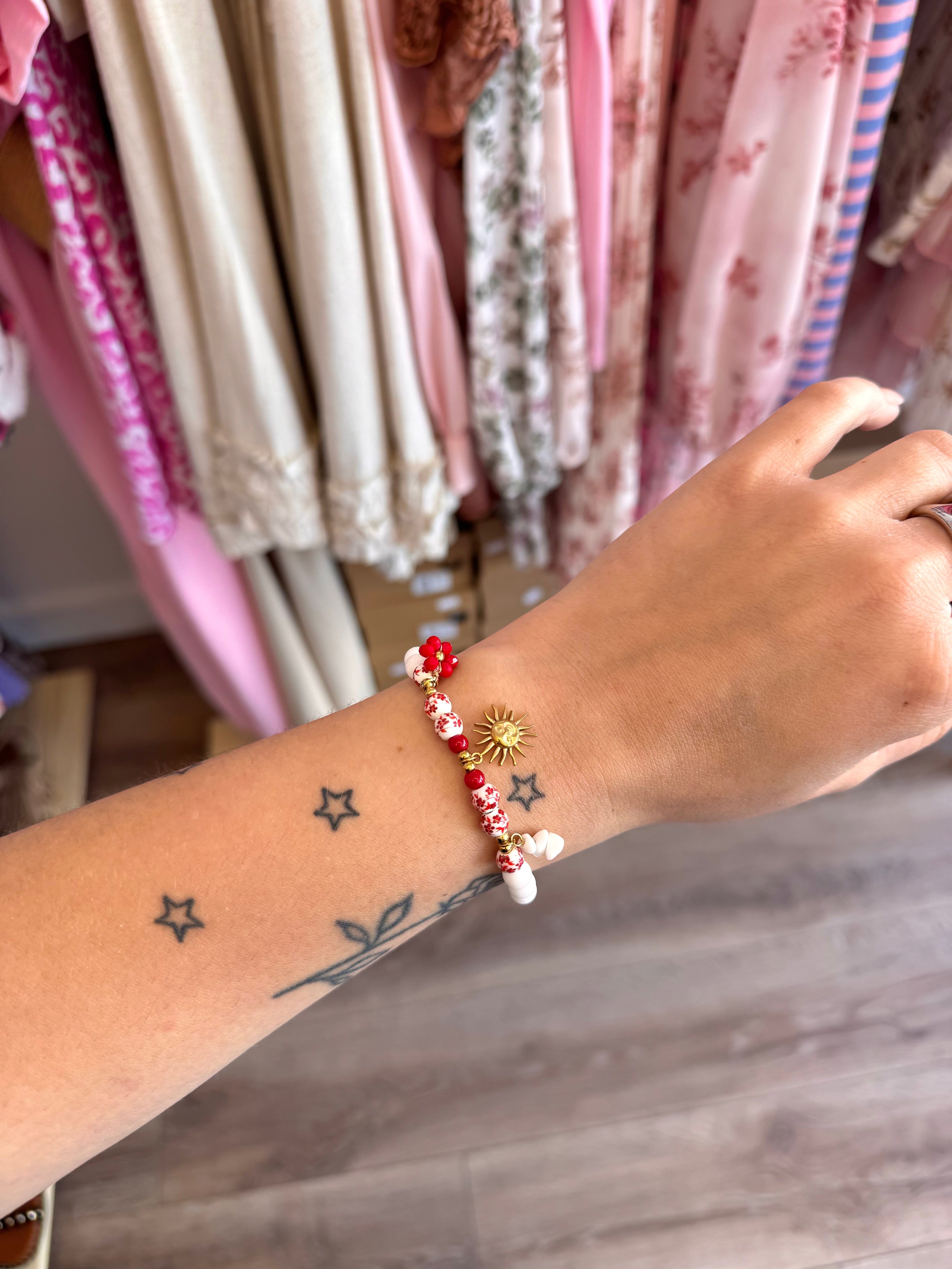 BRACELET SOLEIL ROUGE