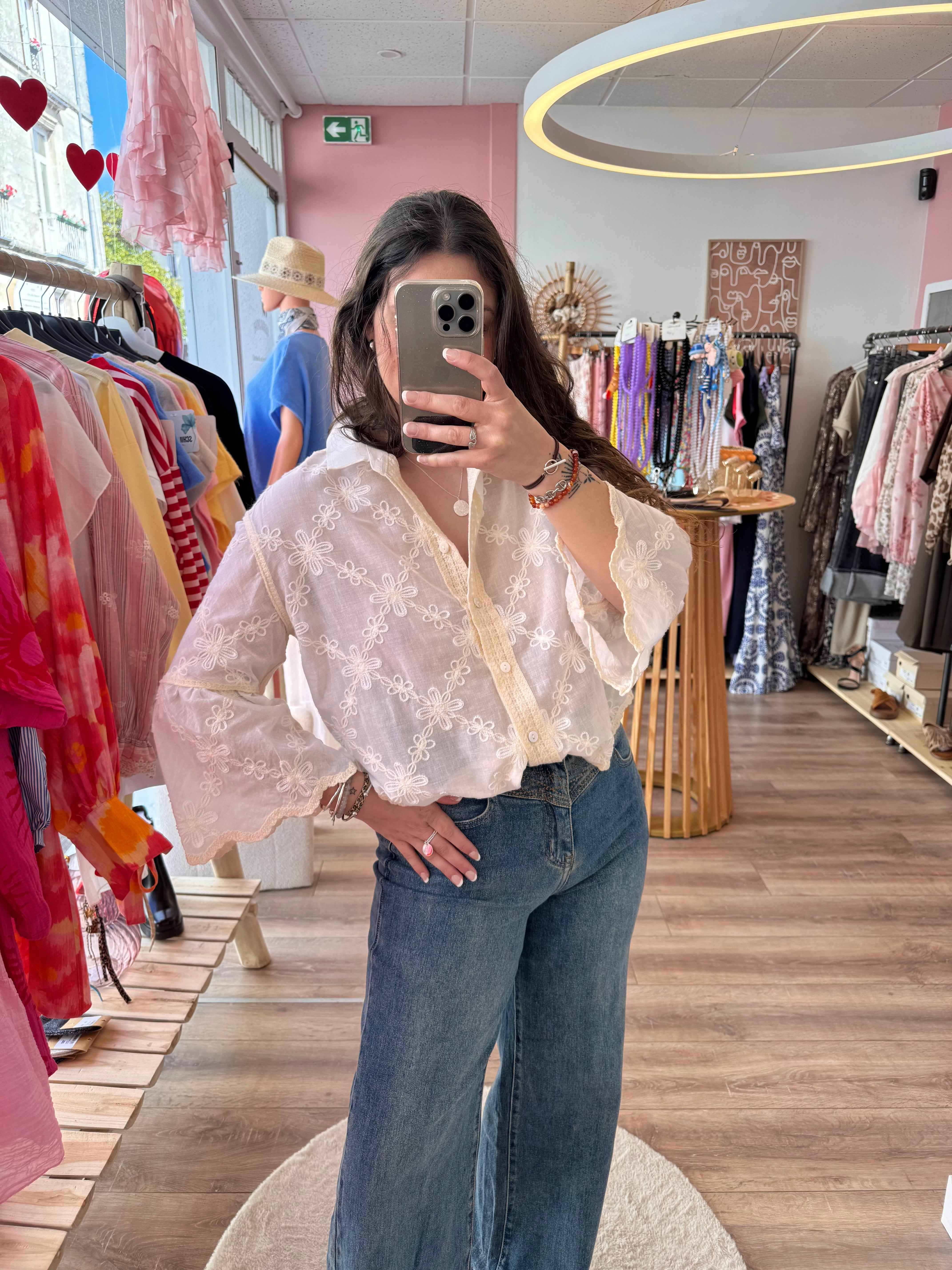 BLOUSE BOHÈME CŒUR