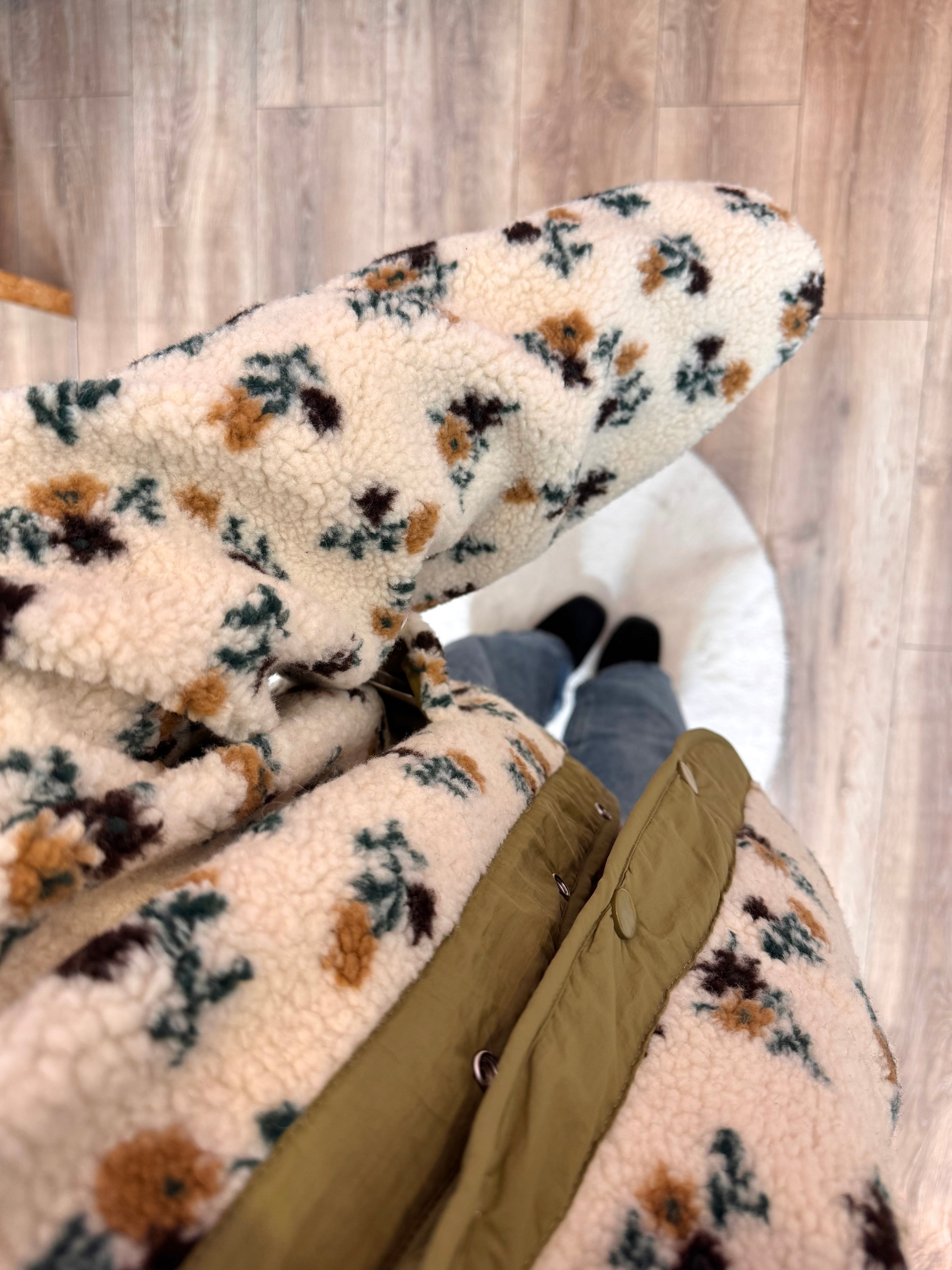 POLAIRE RÉVERSIBLE KAKI