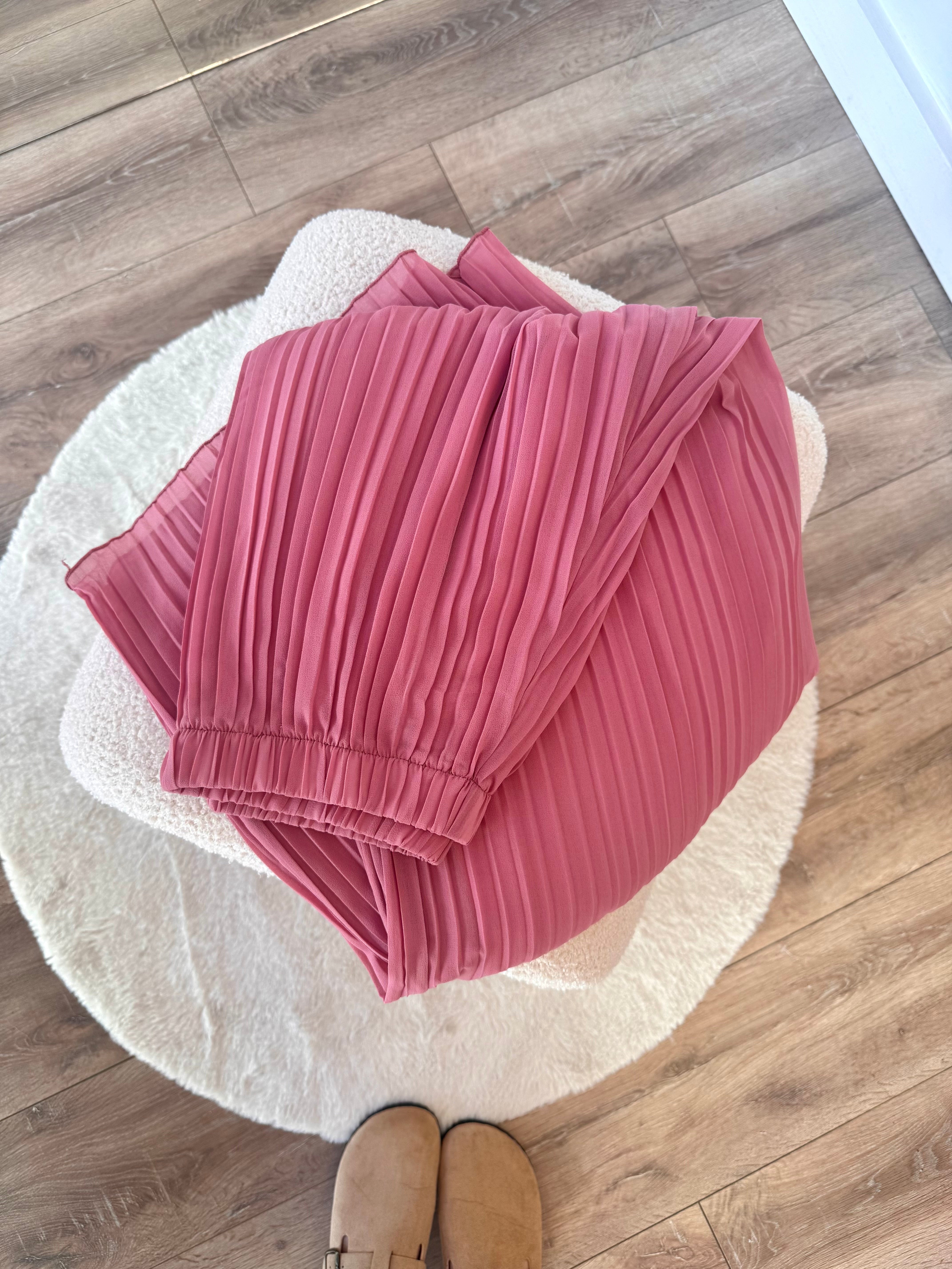 PANTALON LOLA VIEUX ROSE
