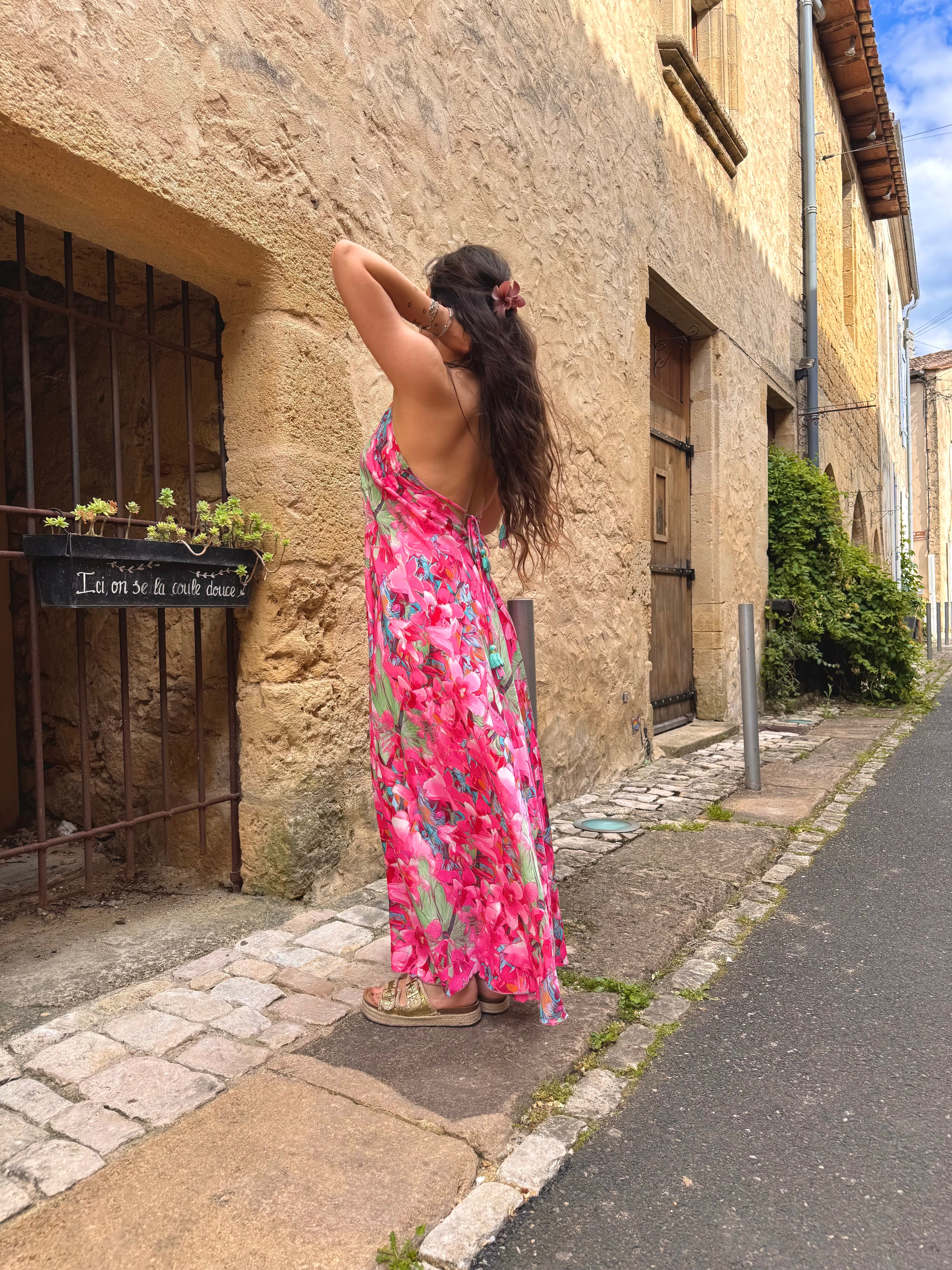 PRECOMMANDE ROBE BOHÈME ROSE ( expédition dans la semaine )