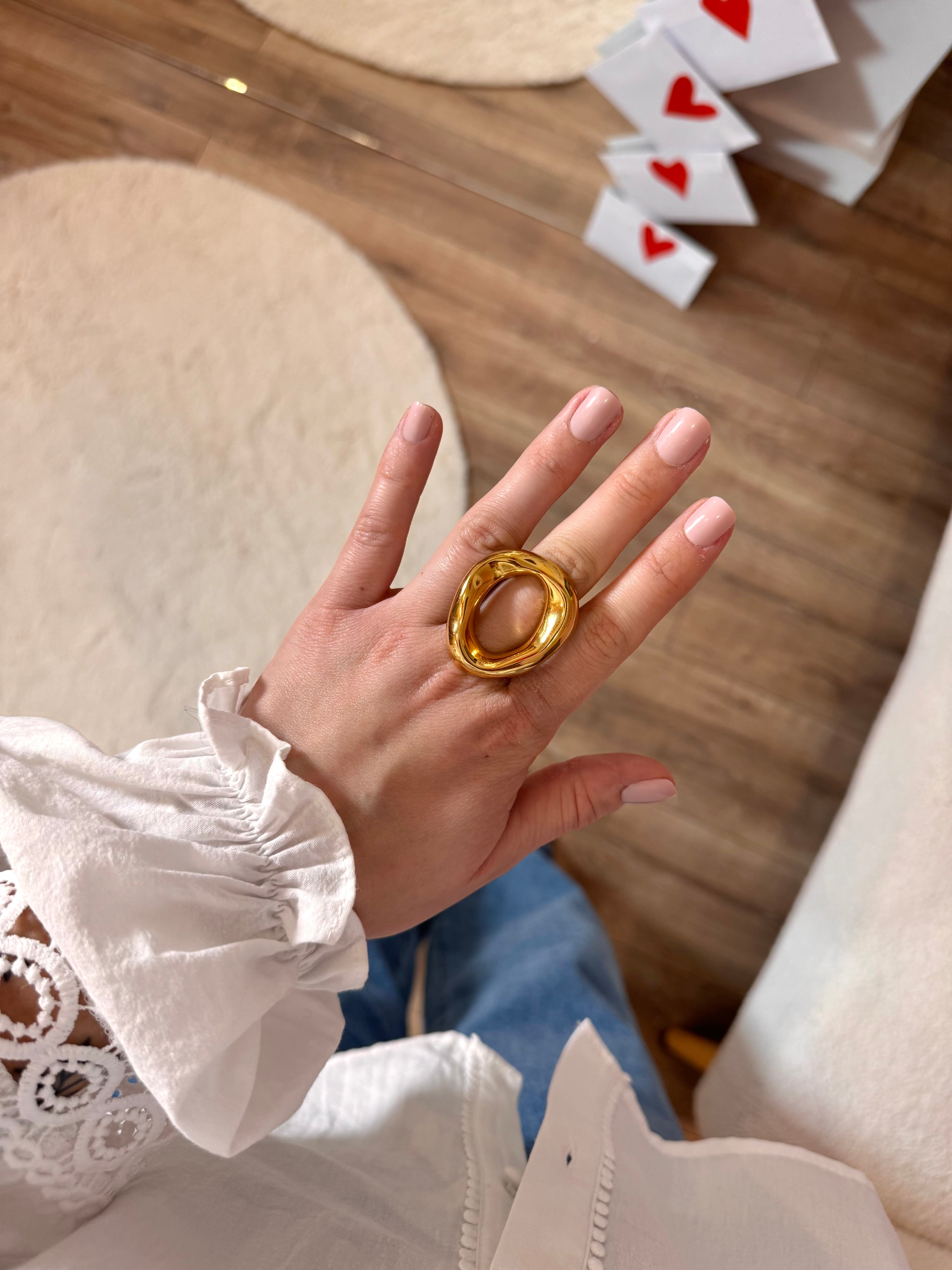 BAGUE LINA DORÉ