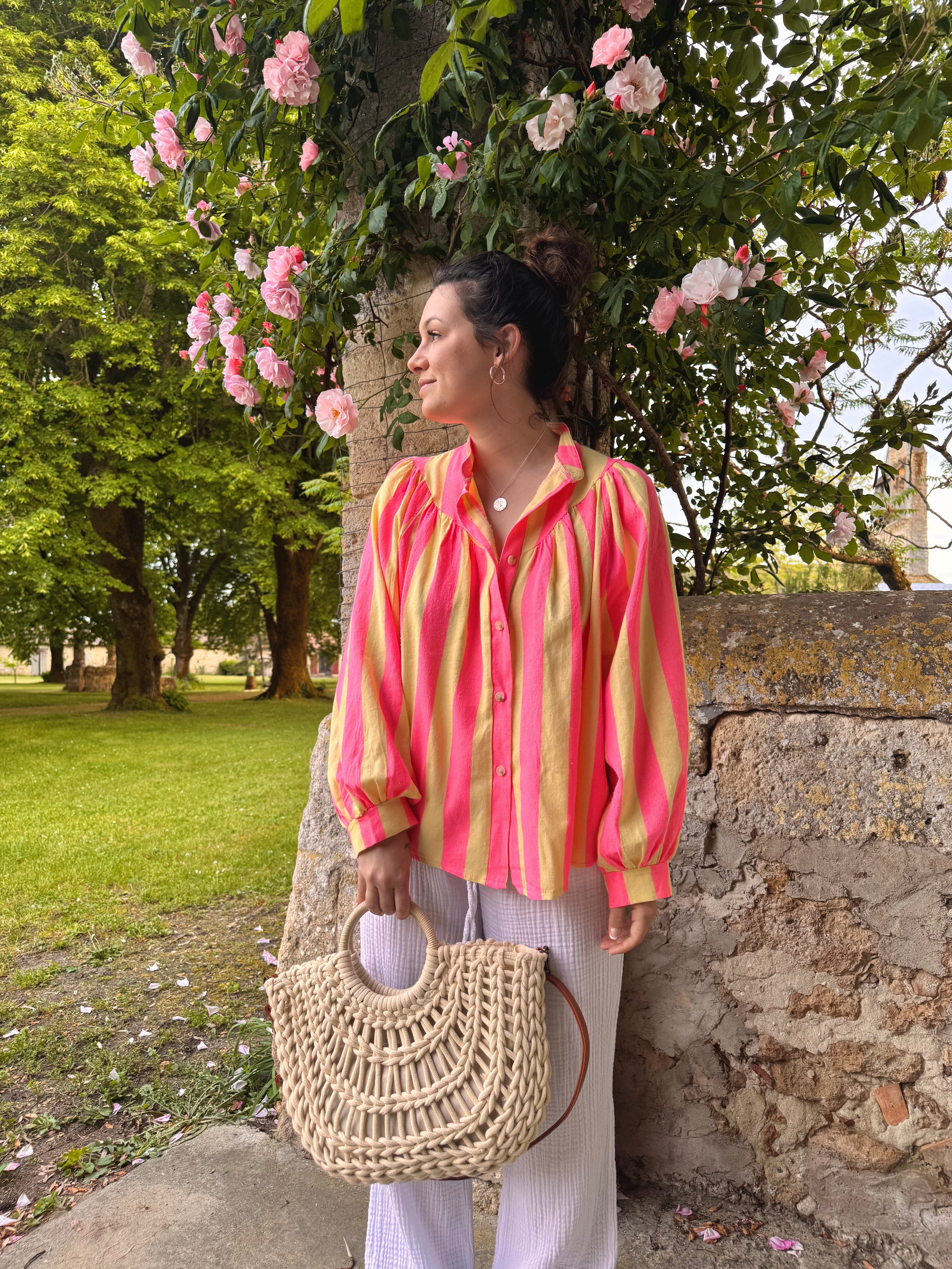 BLOUSE PROVENCE JAUNE