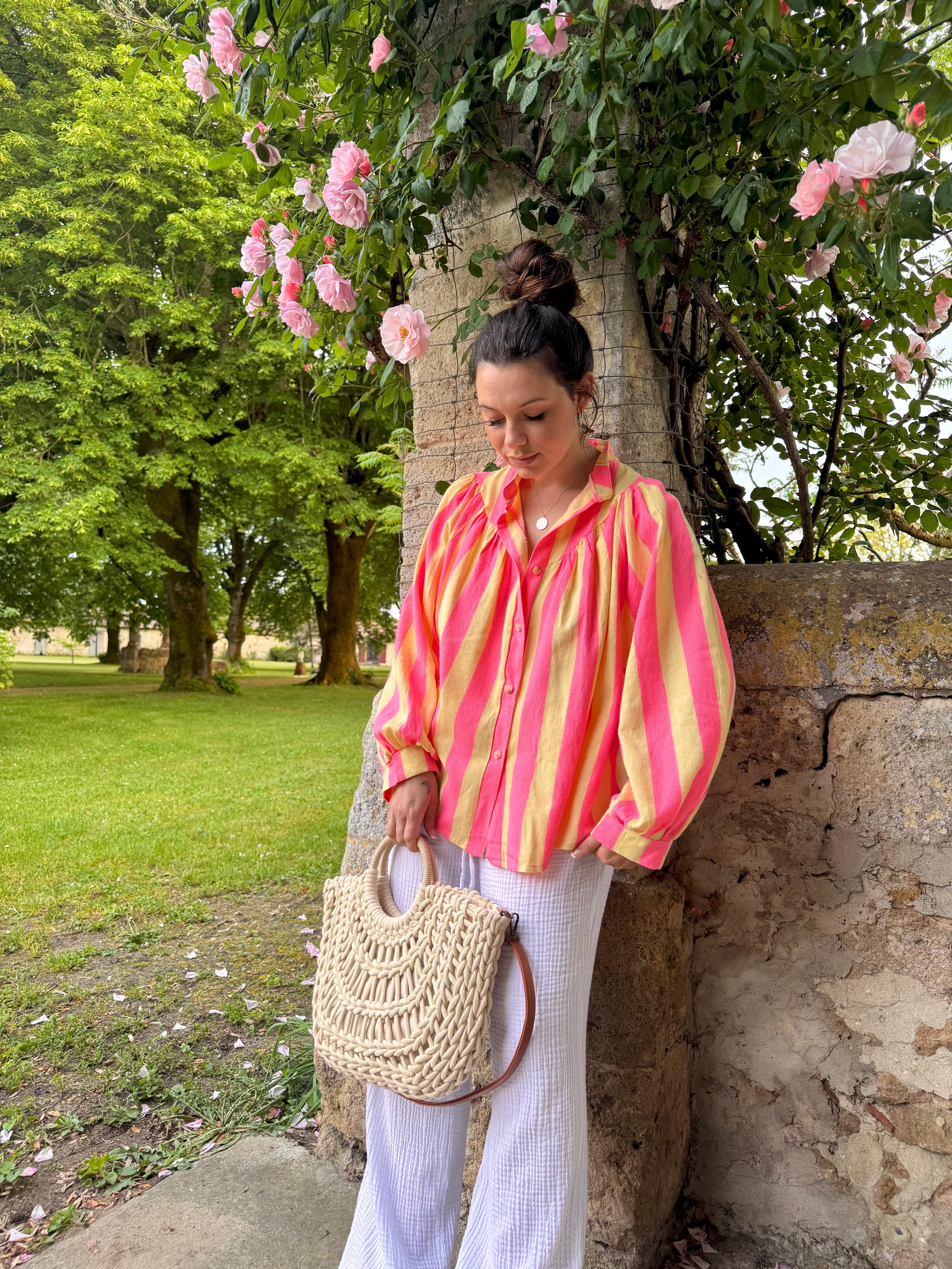 BLOUSE PROVENCE JAUNE