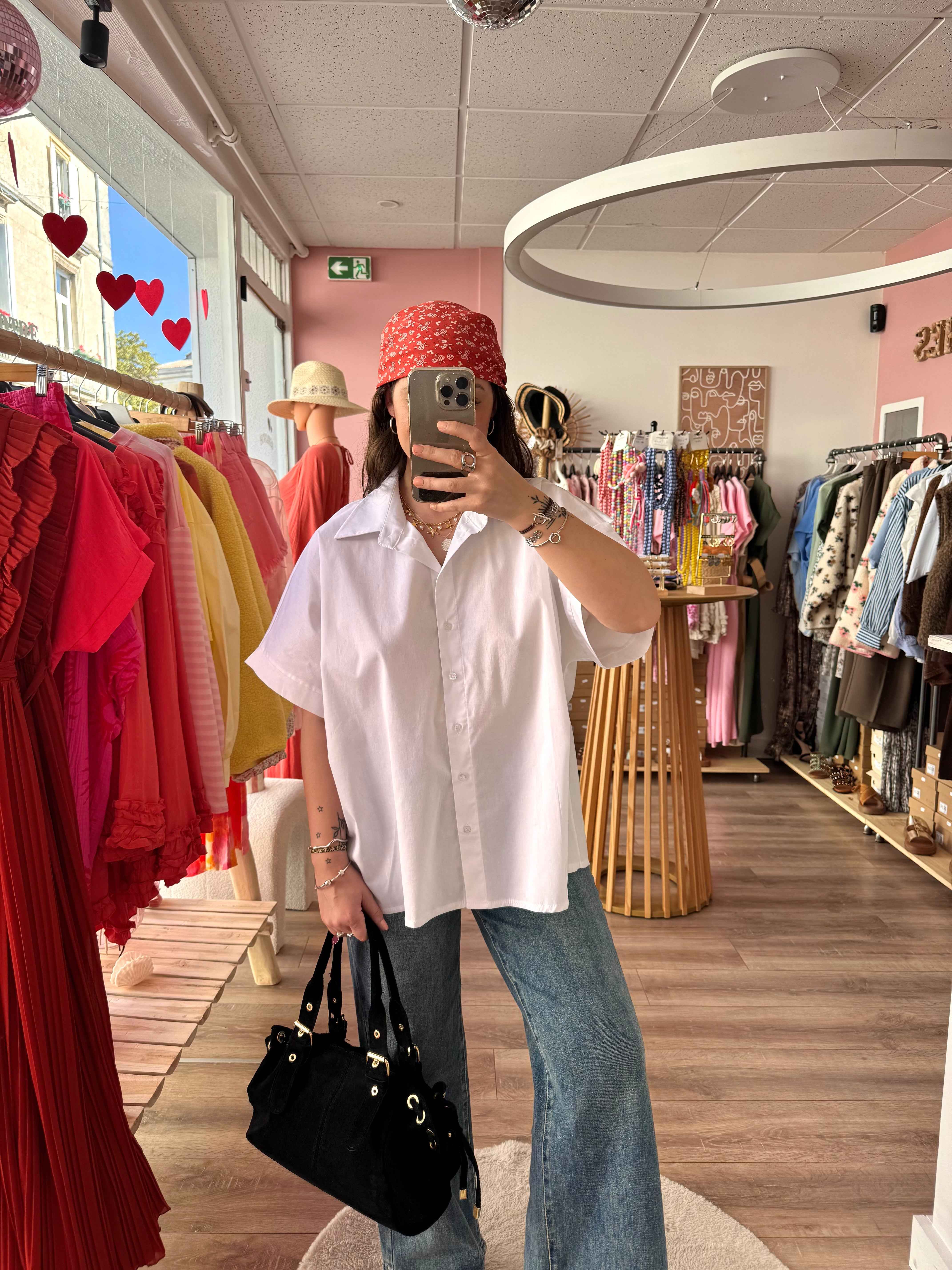 CHEMISE CŒUR DOS NU