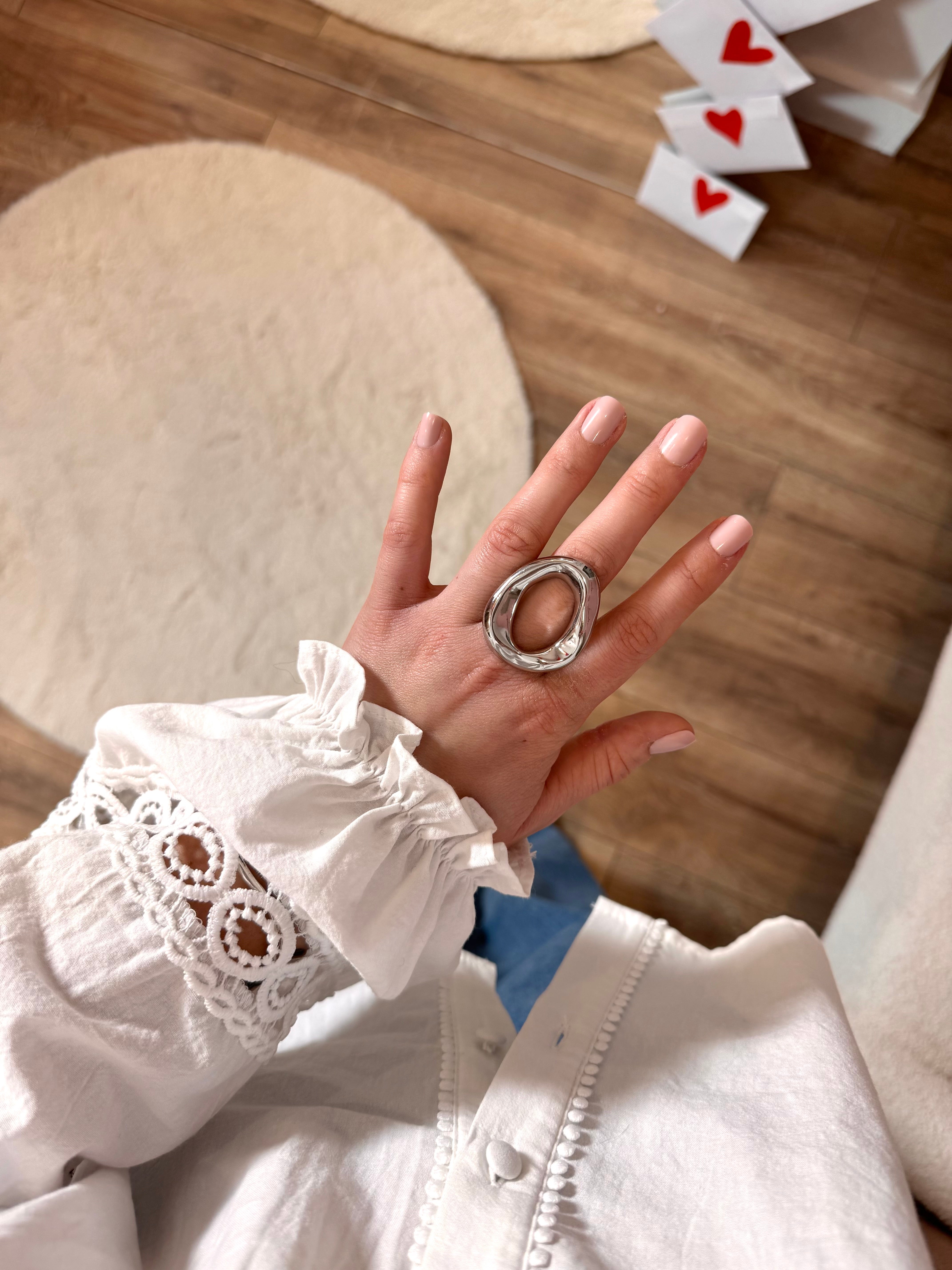 BAGUE LINA ARGENTÉ