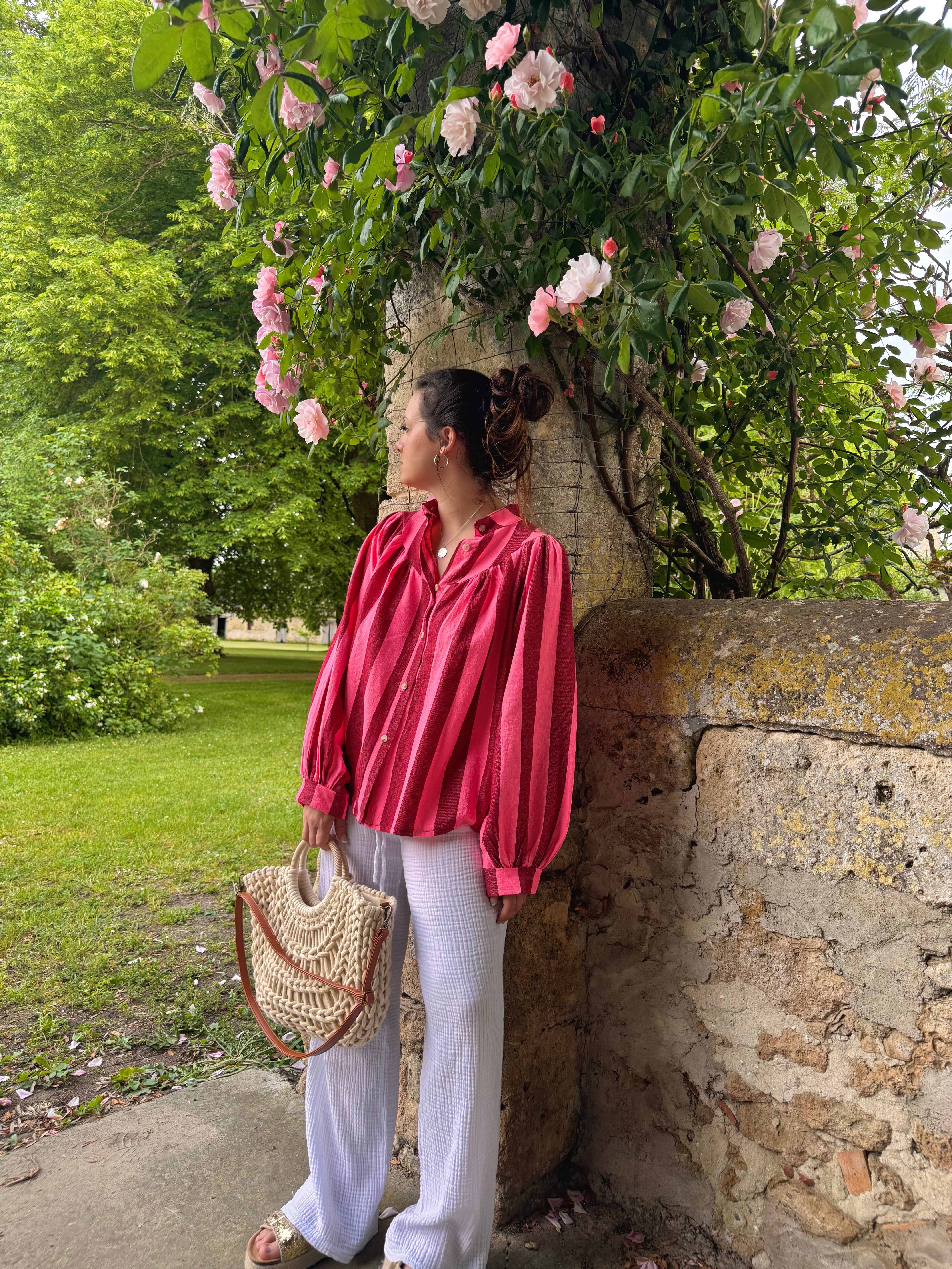 BLOUSE PROVENCE ROSE