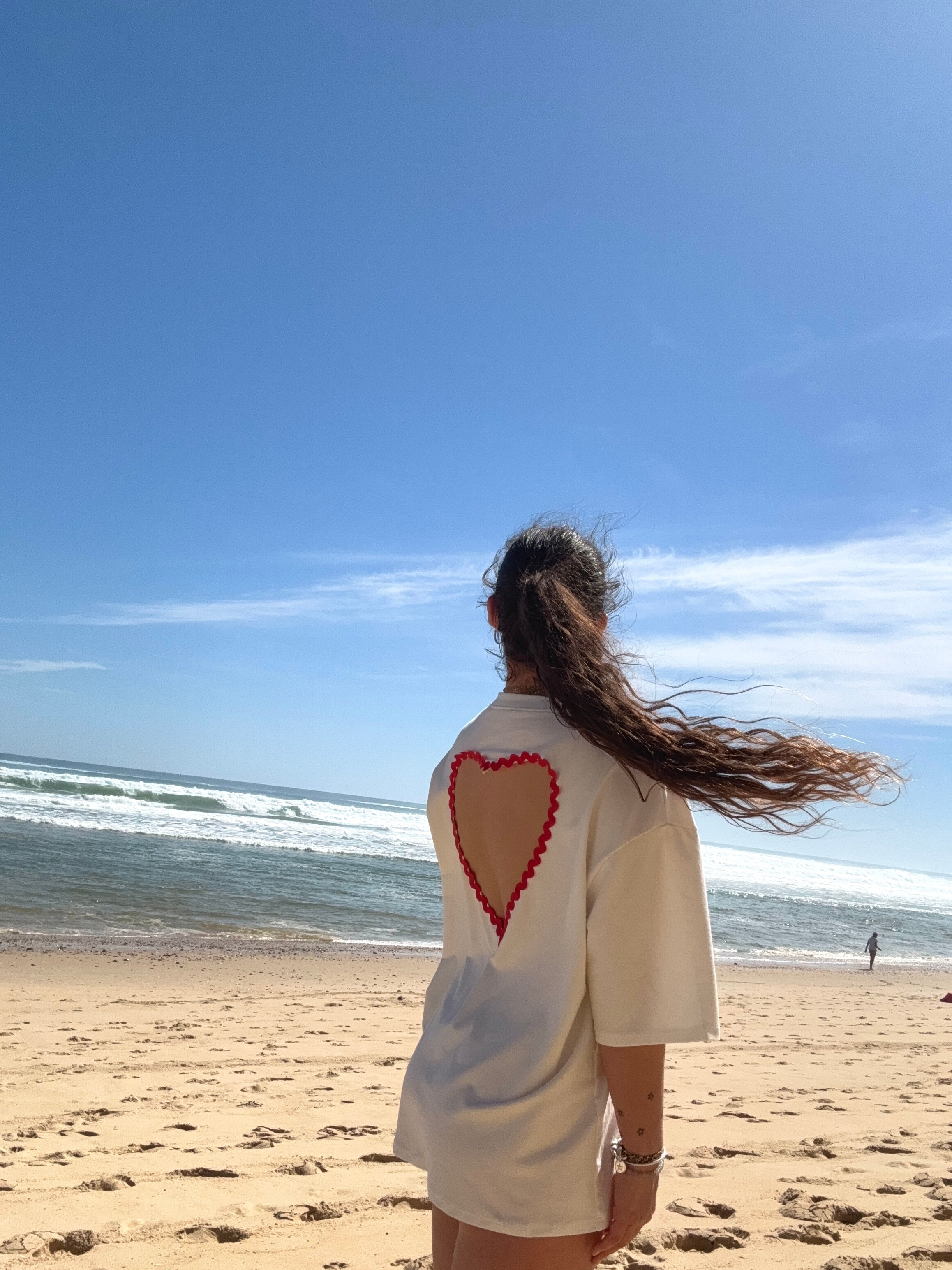 T-SHIRT COUP DE COEUR BLANC