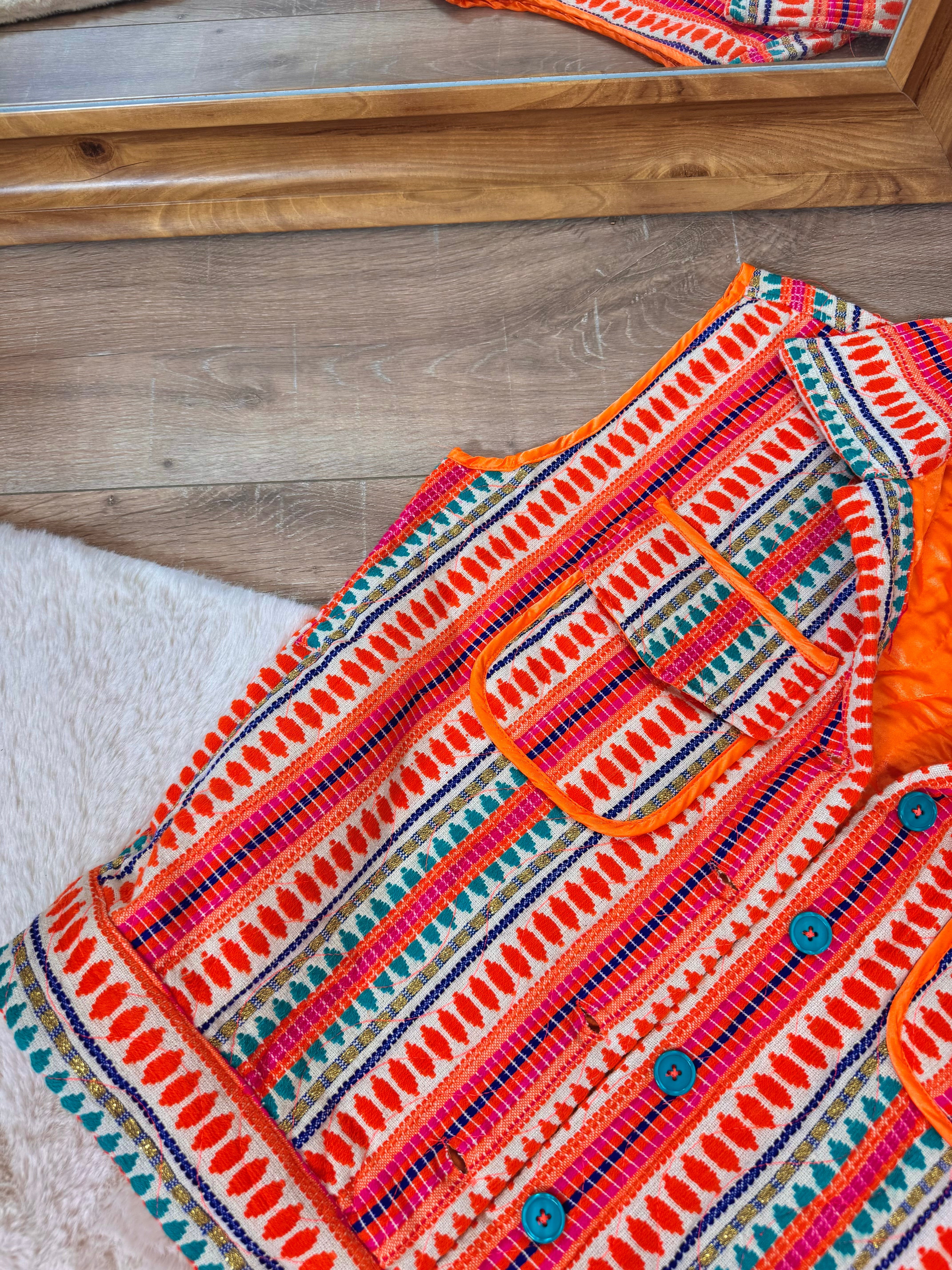 VESTE SANS MANCHE BOHÈME