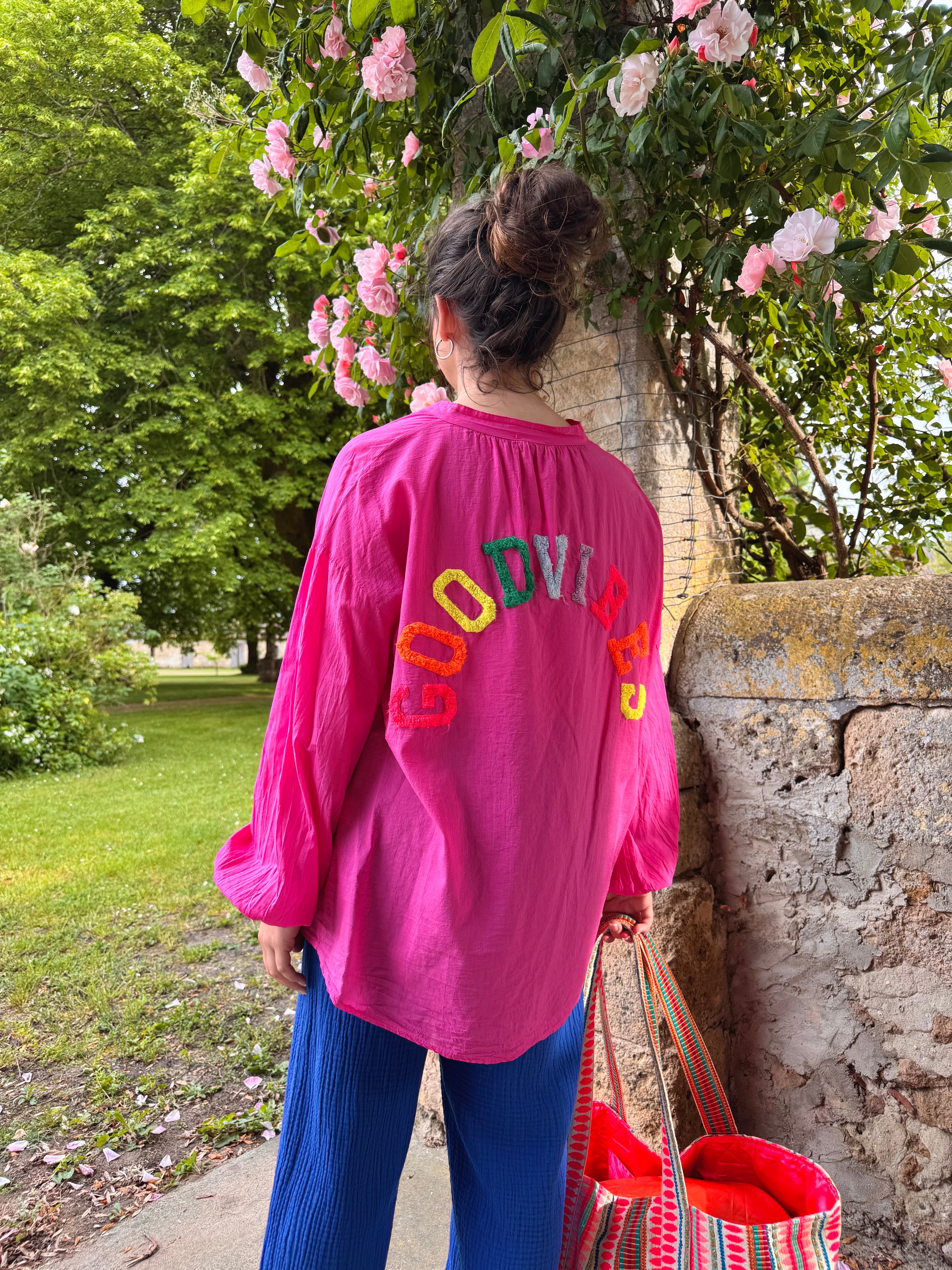CHEMISE GOODVIBES FUCHSIA