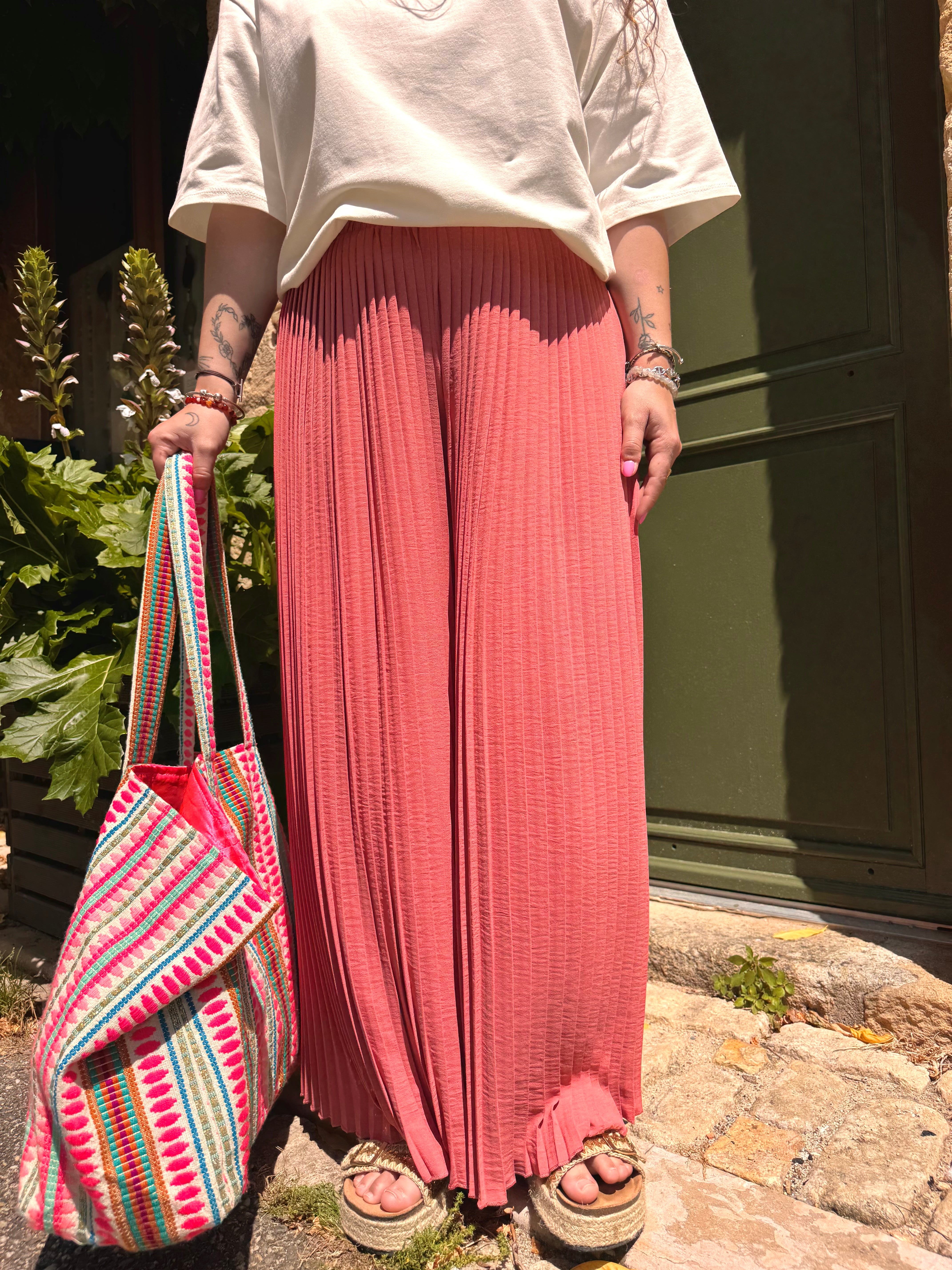 PANTALON VICTOIRE CORAIL