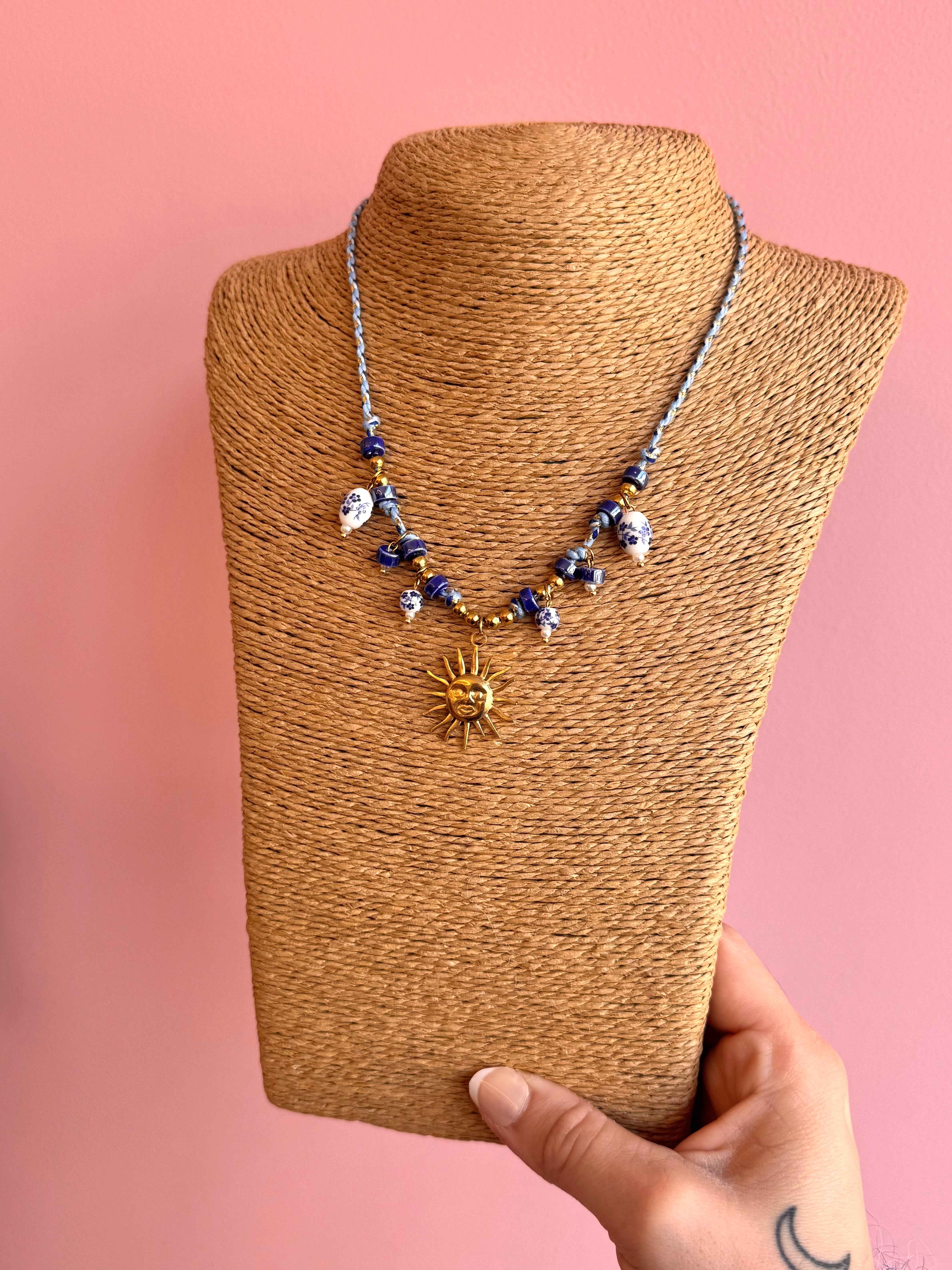 COLLIER BLEU SOLEIL