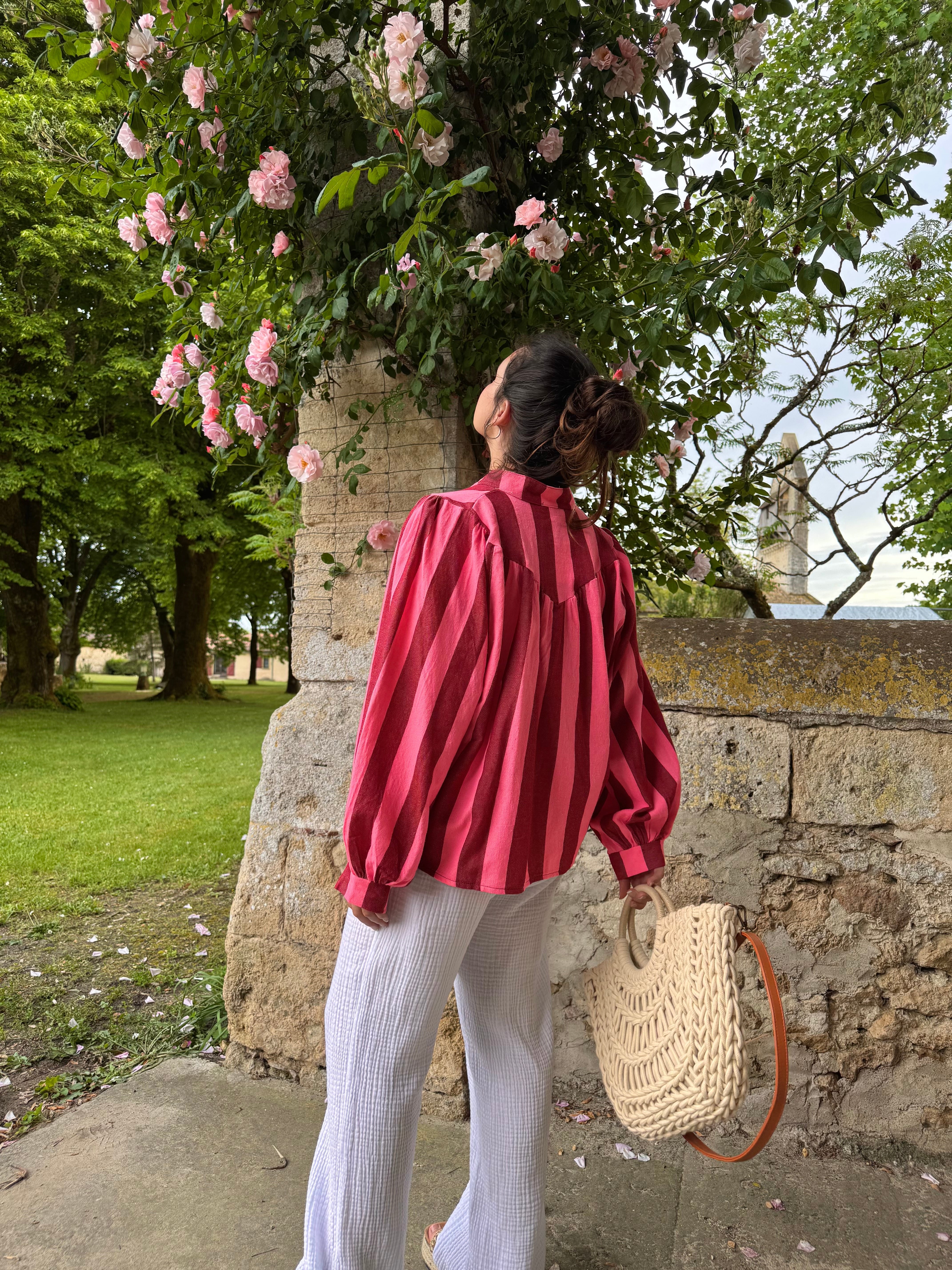 BLOUSE PROVENCE ROSE