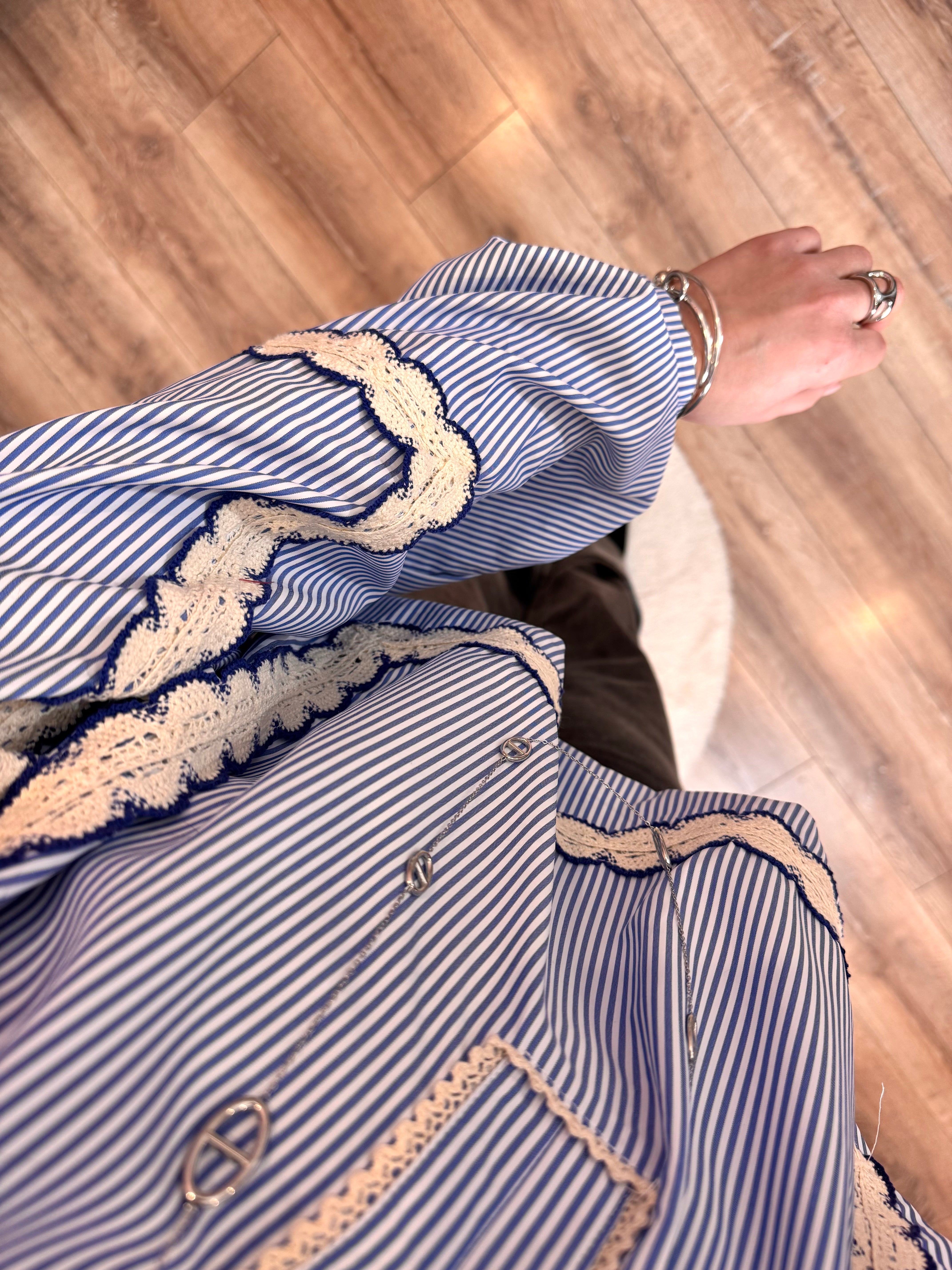 BLOUSE BOHÈME BLEU