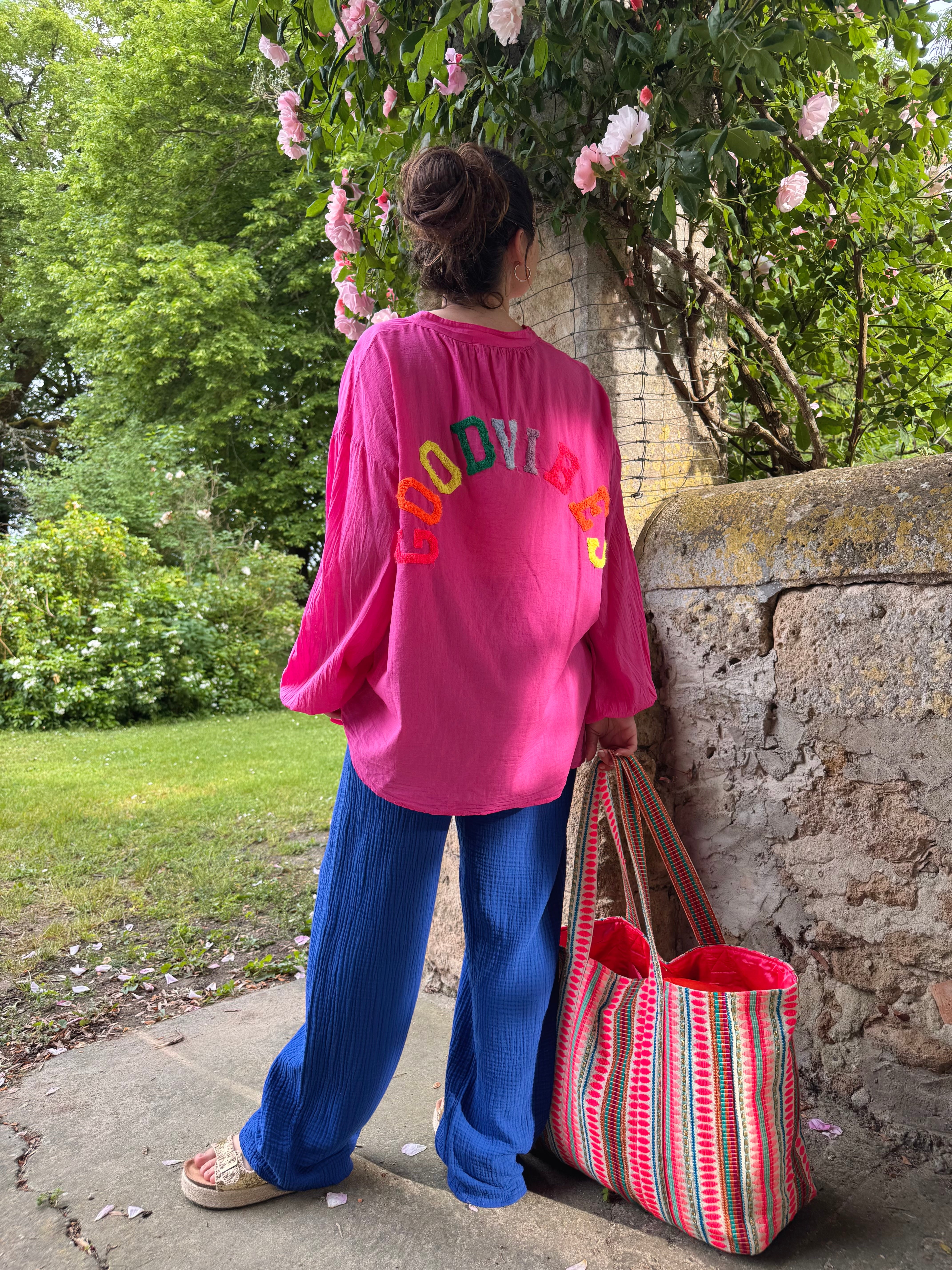 CHEMISE GOODVIBES FUCHSIA