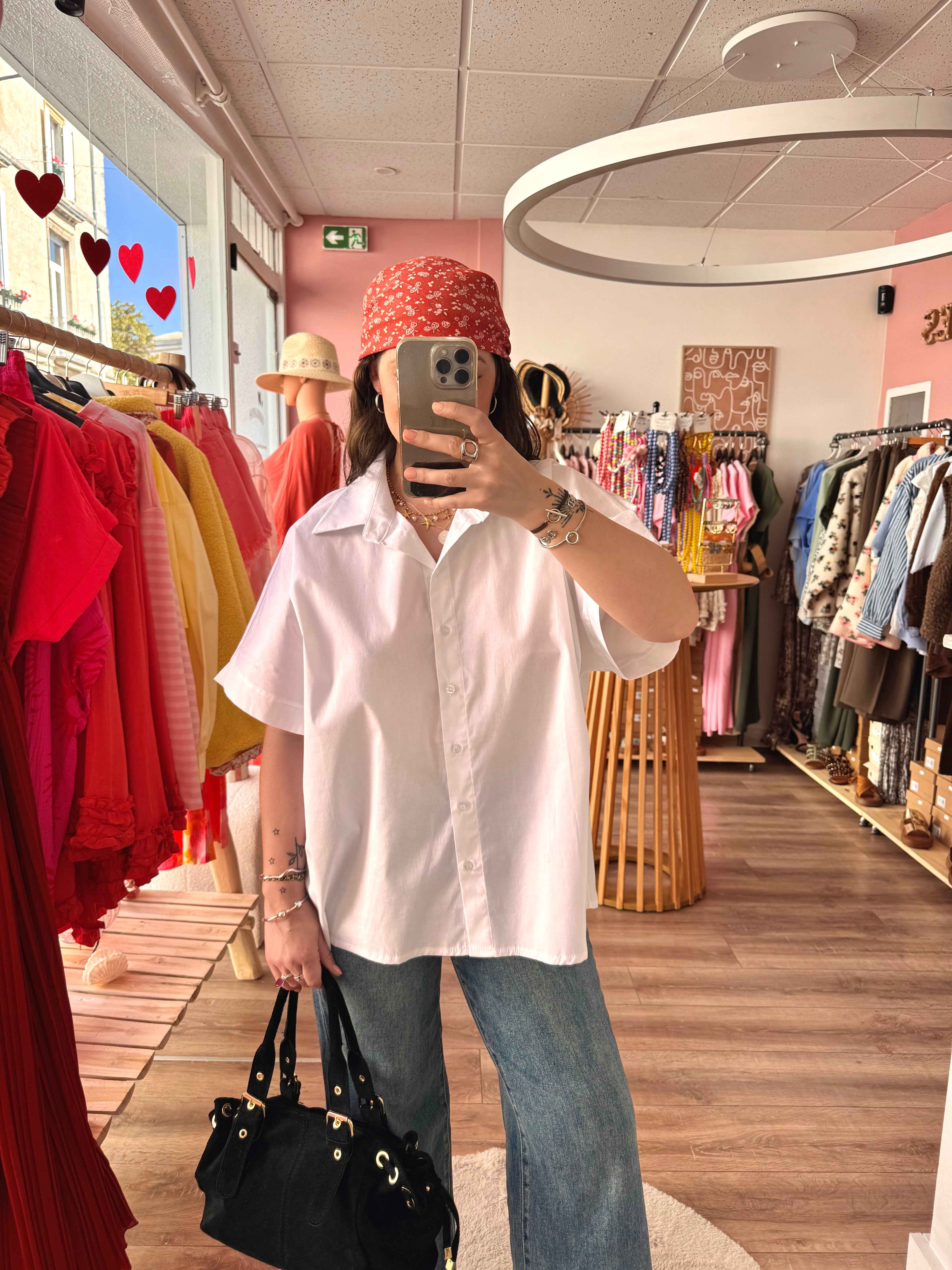 CHEMISE CŒUR DOS NU