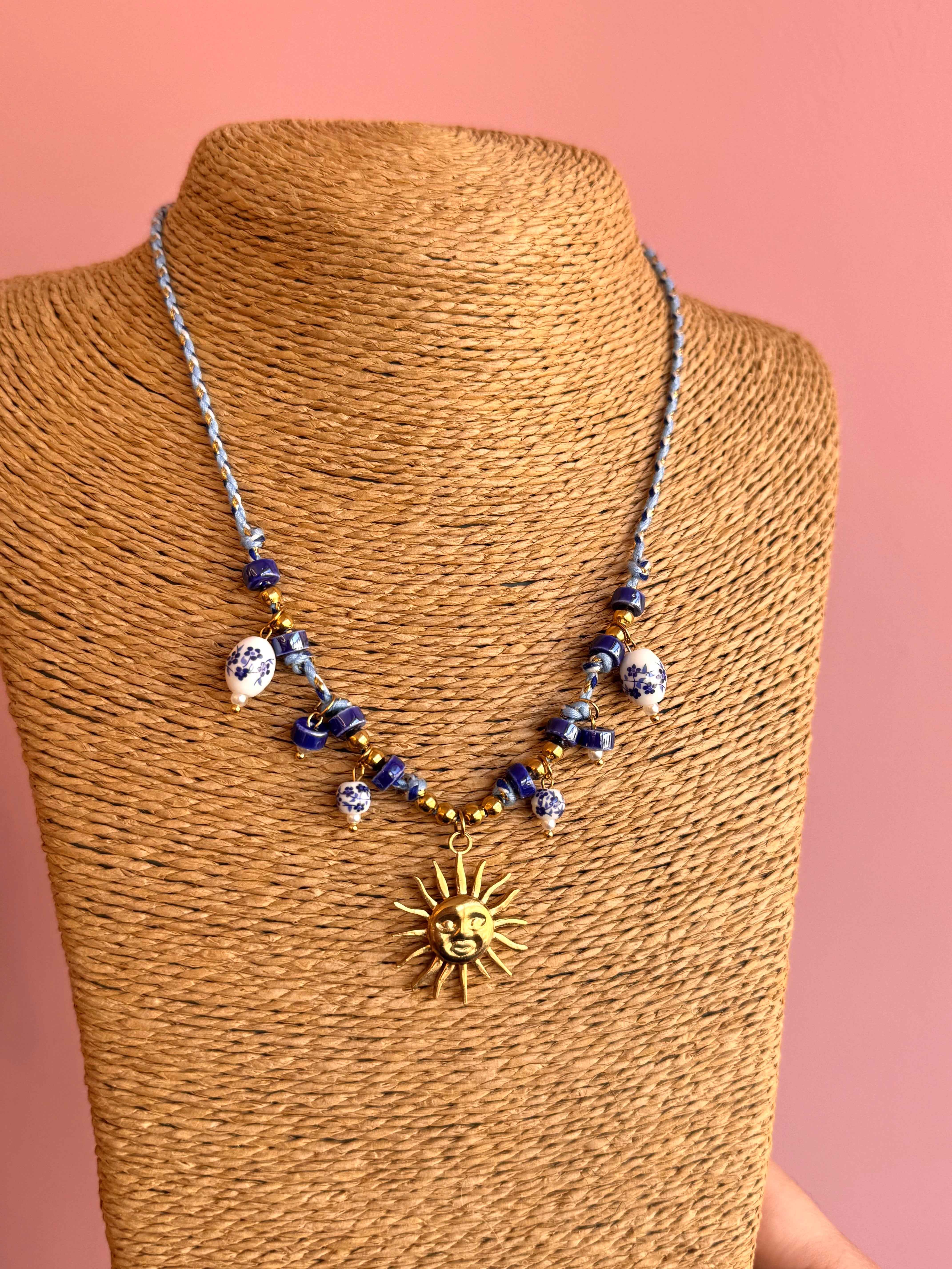 COLLIER BLEU SOLEIL