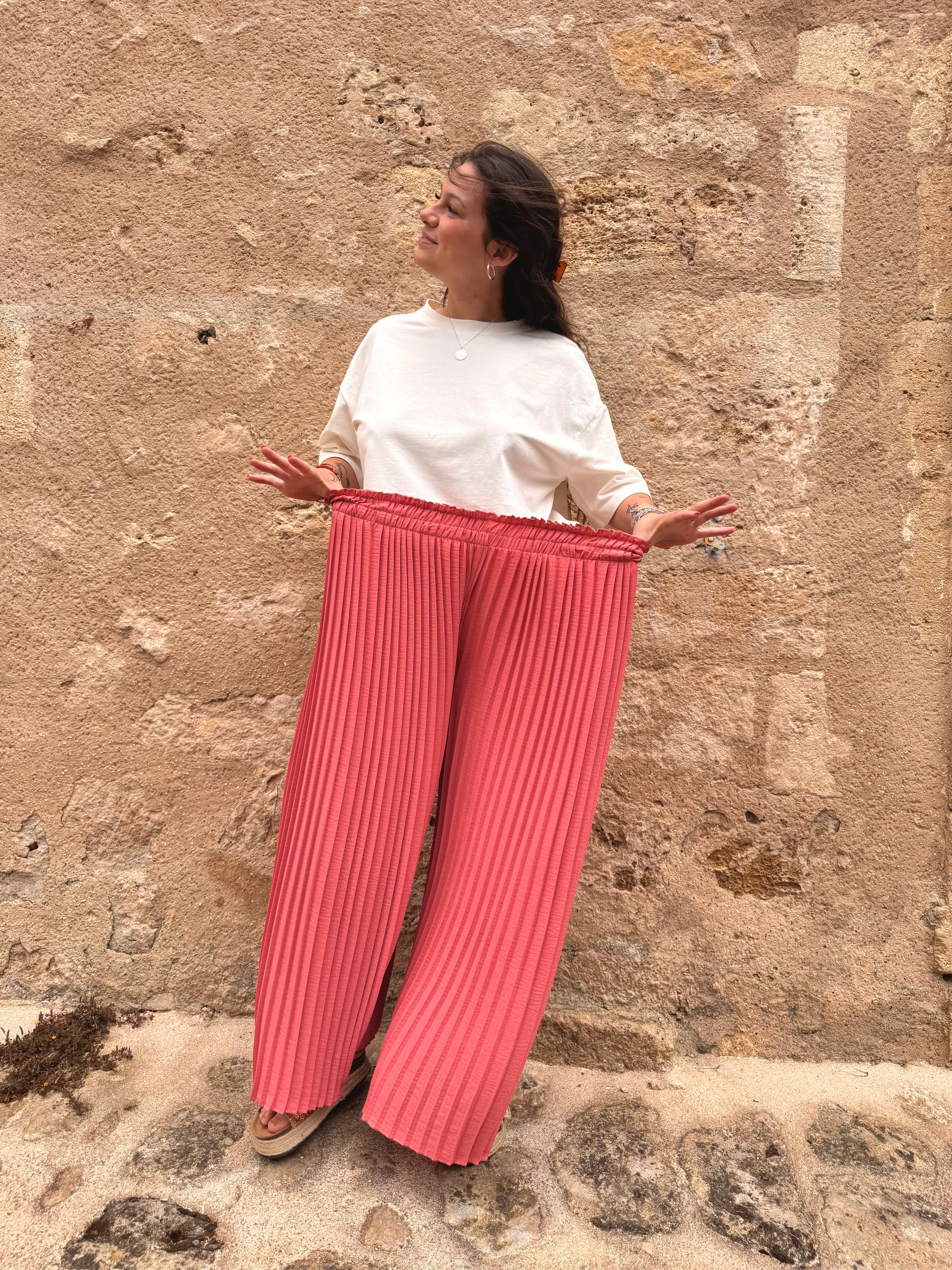 PANTALON VICTOIRE CORAIL