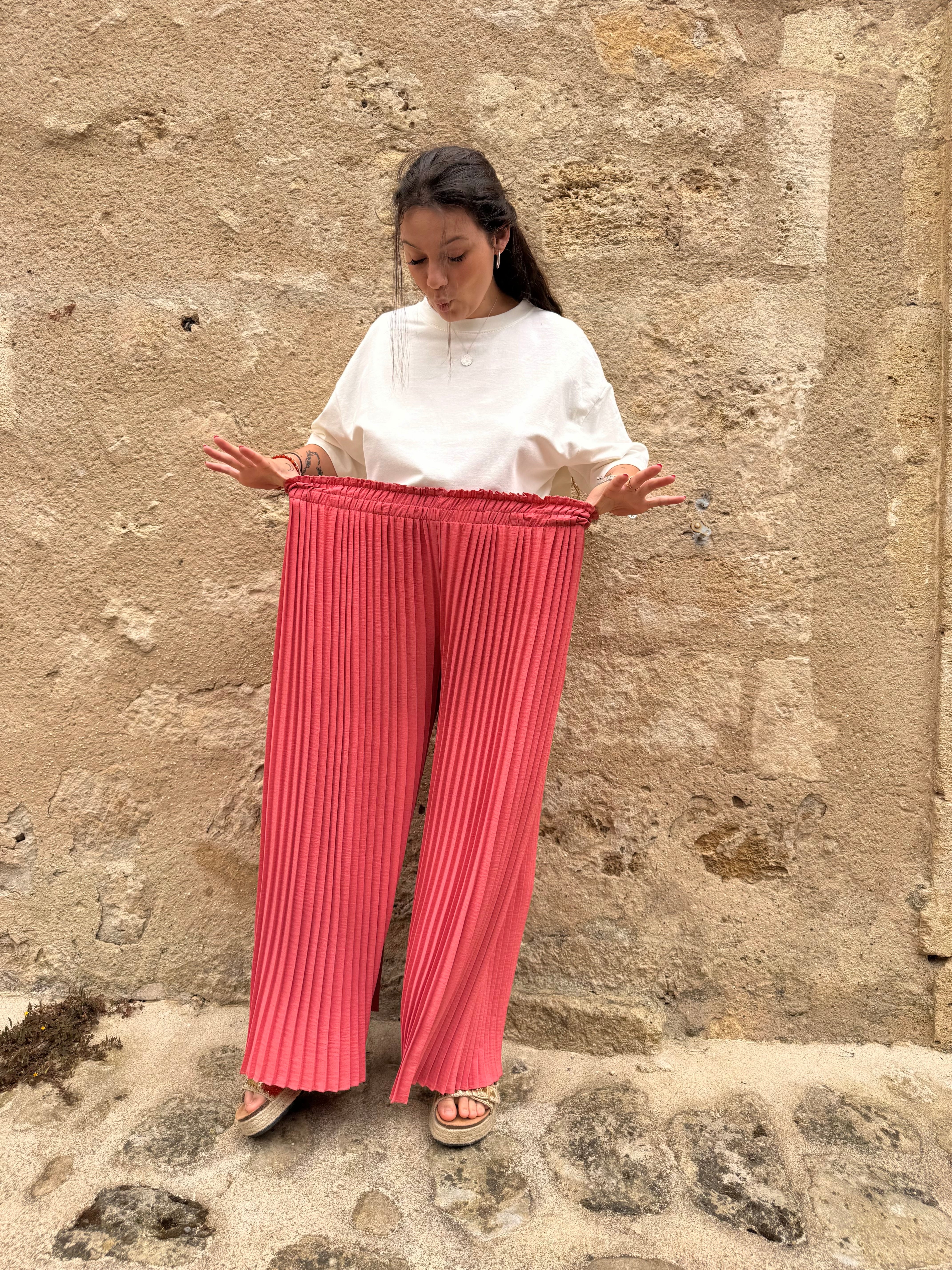 PANTALON VICTOIRE CORAIL
