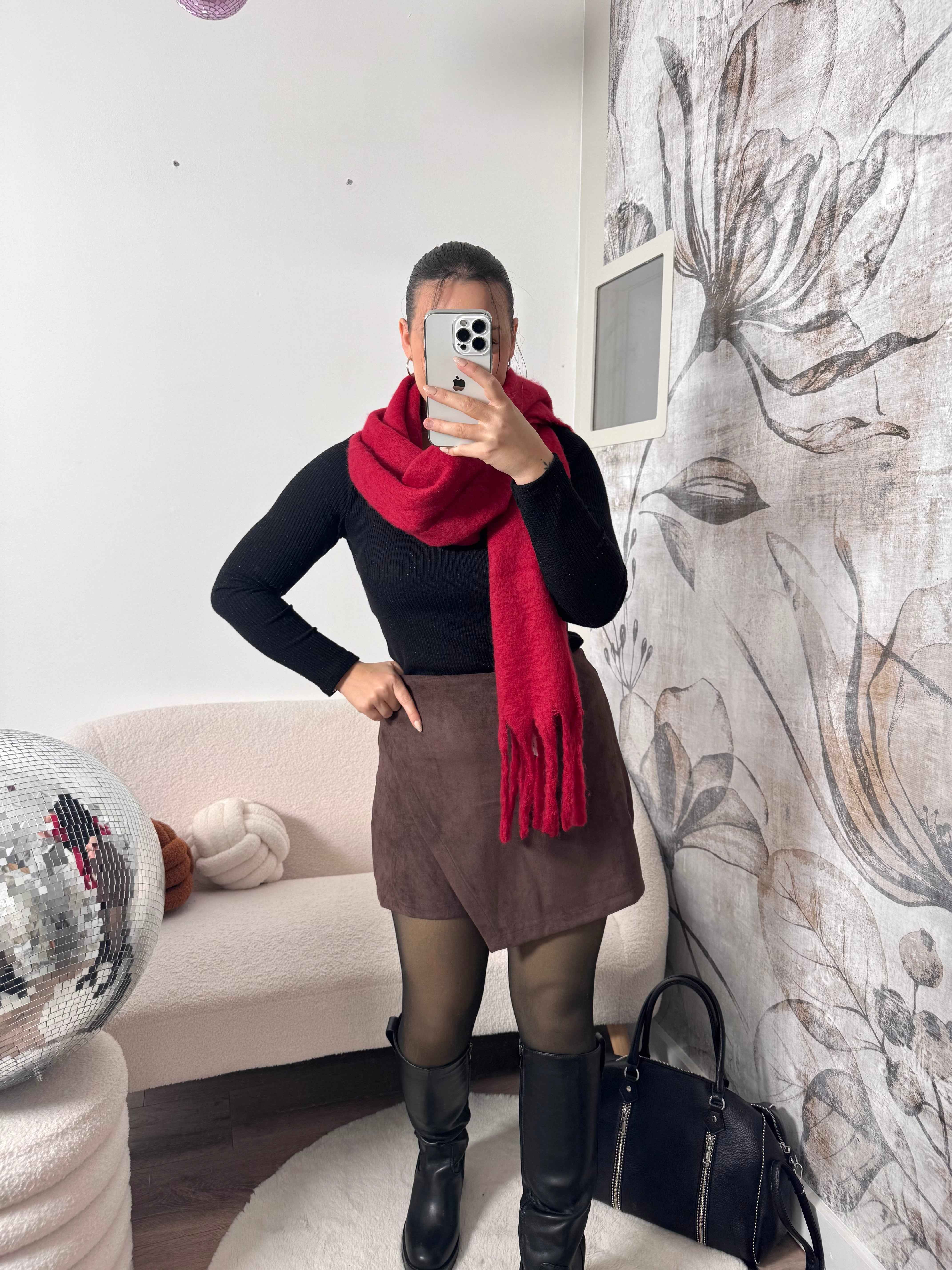 JUPE/SHORT CHOCOLAT