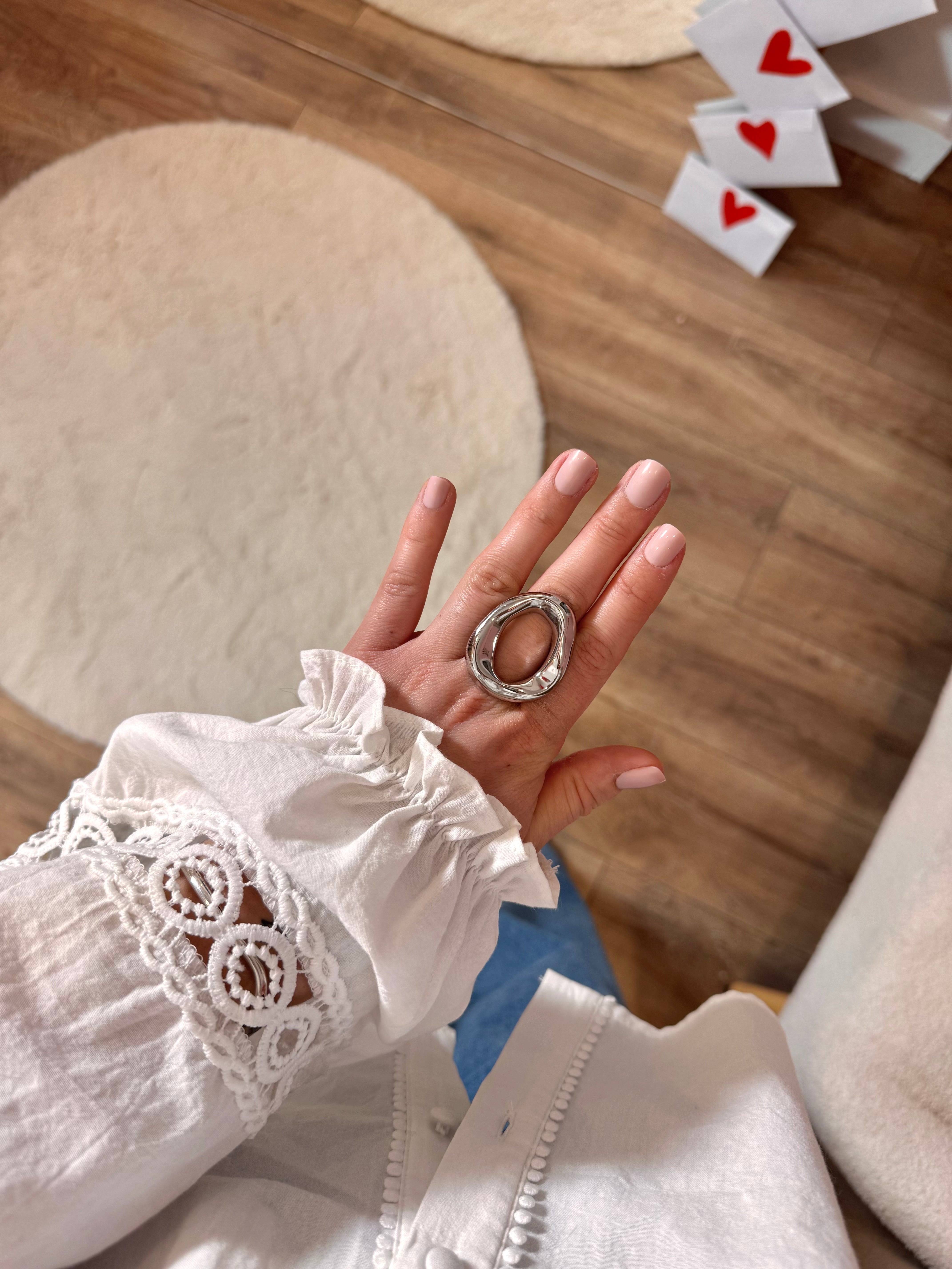 BAGUE LINA ARGENTÉ