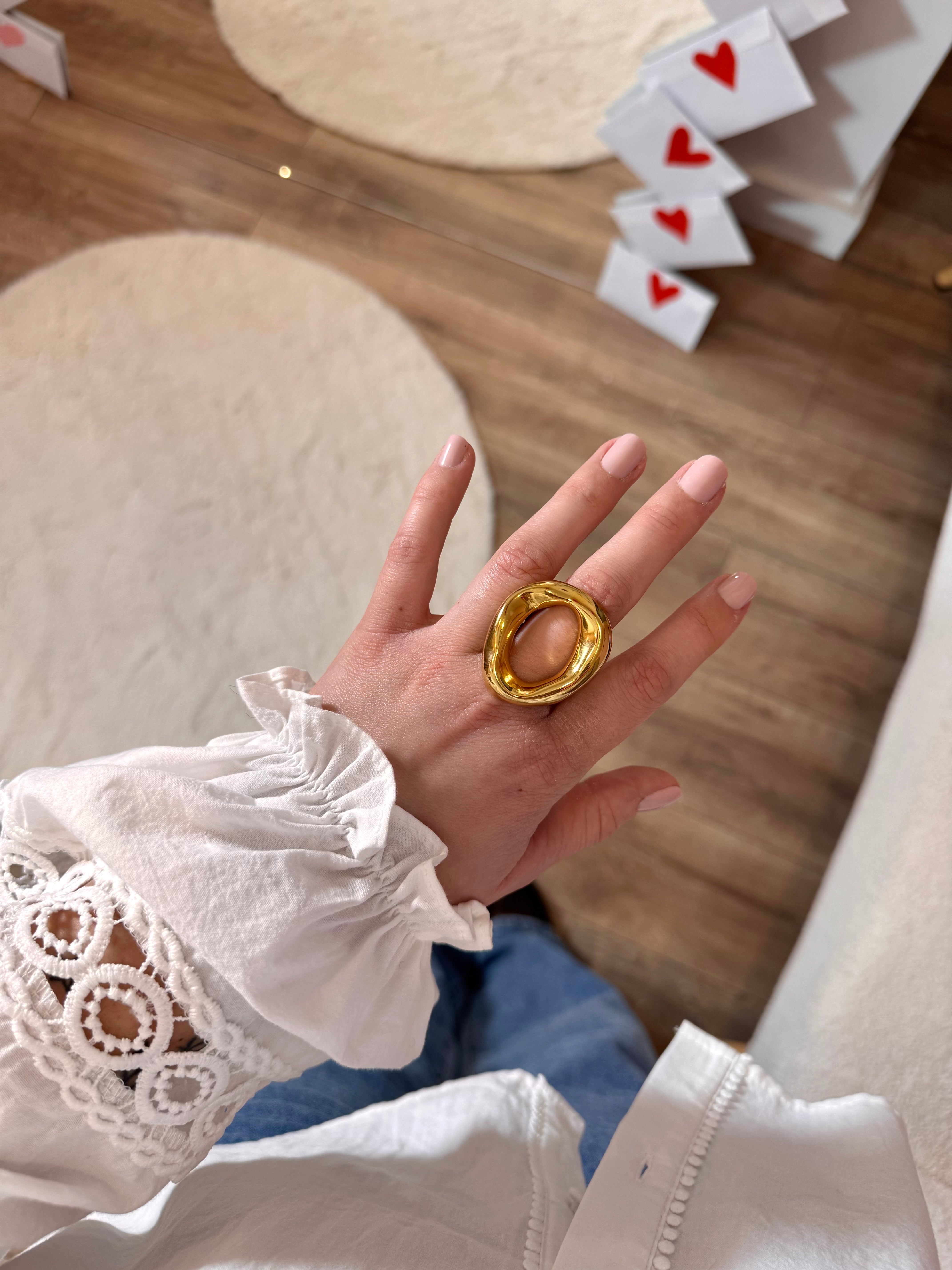 BAGUE LINA DORÉ