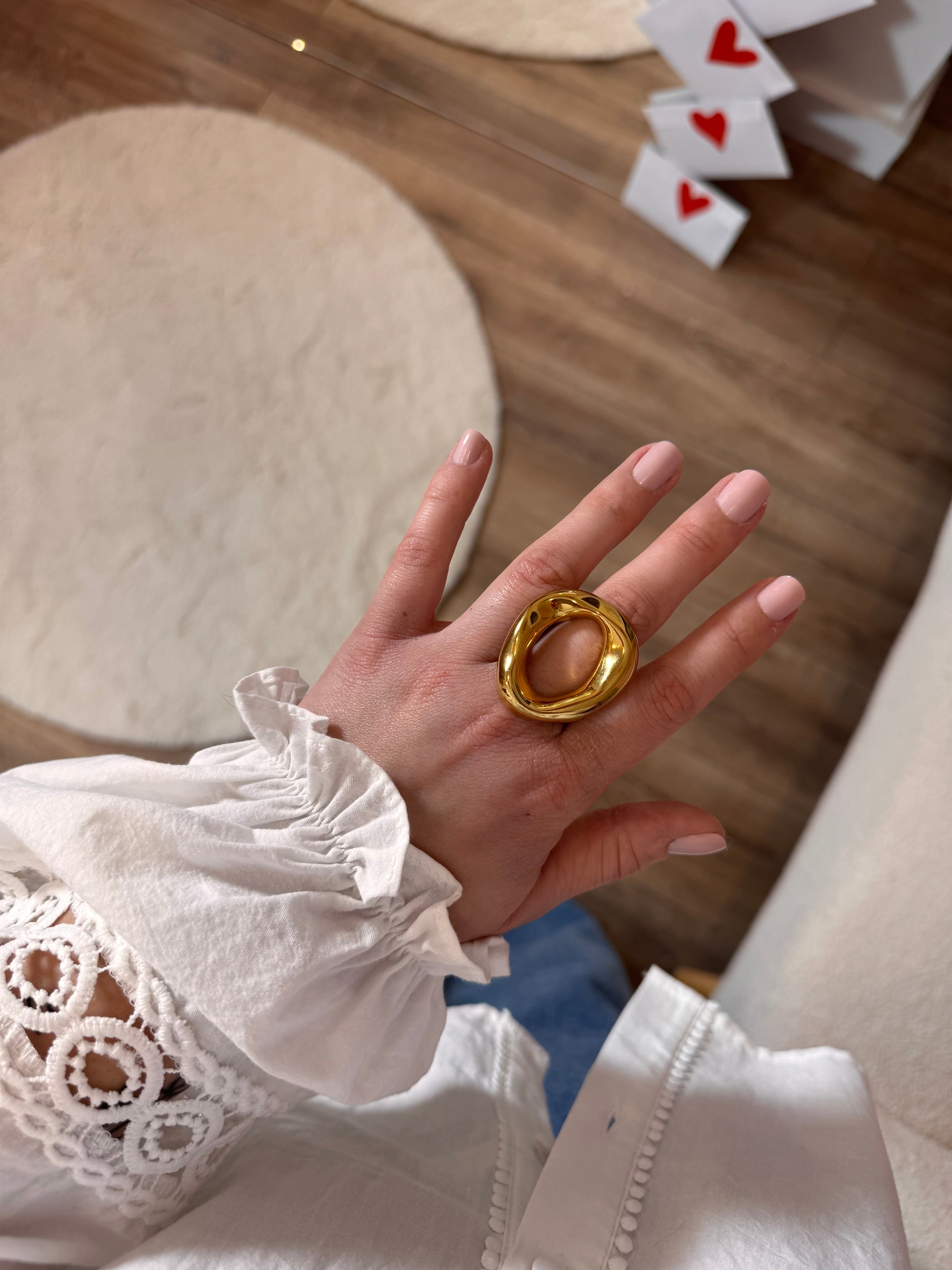 BAGUE LINA DORÉ