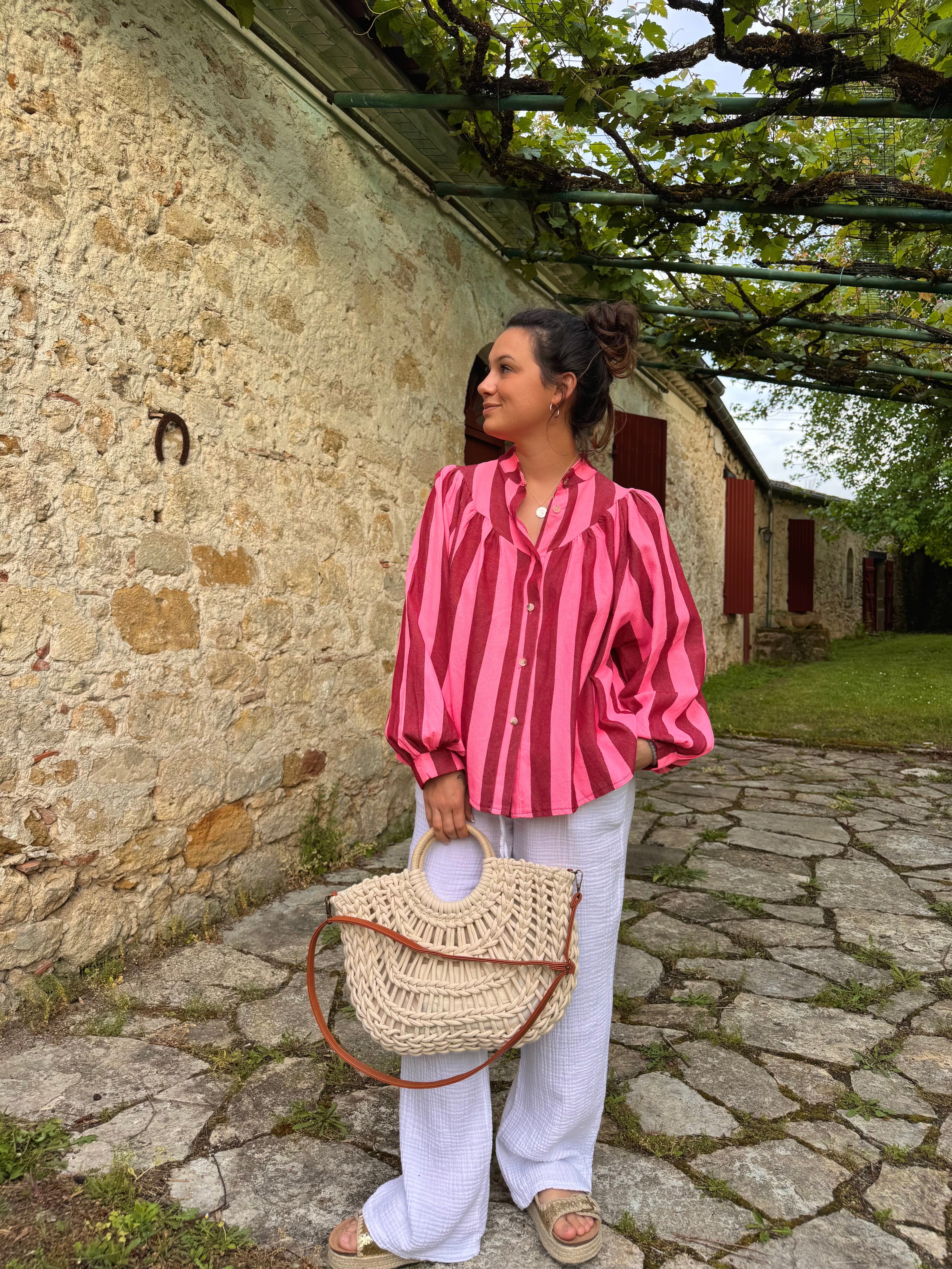 BLOUSE PROVENCE ROSE