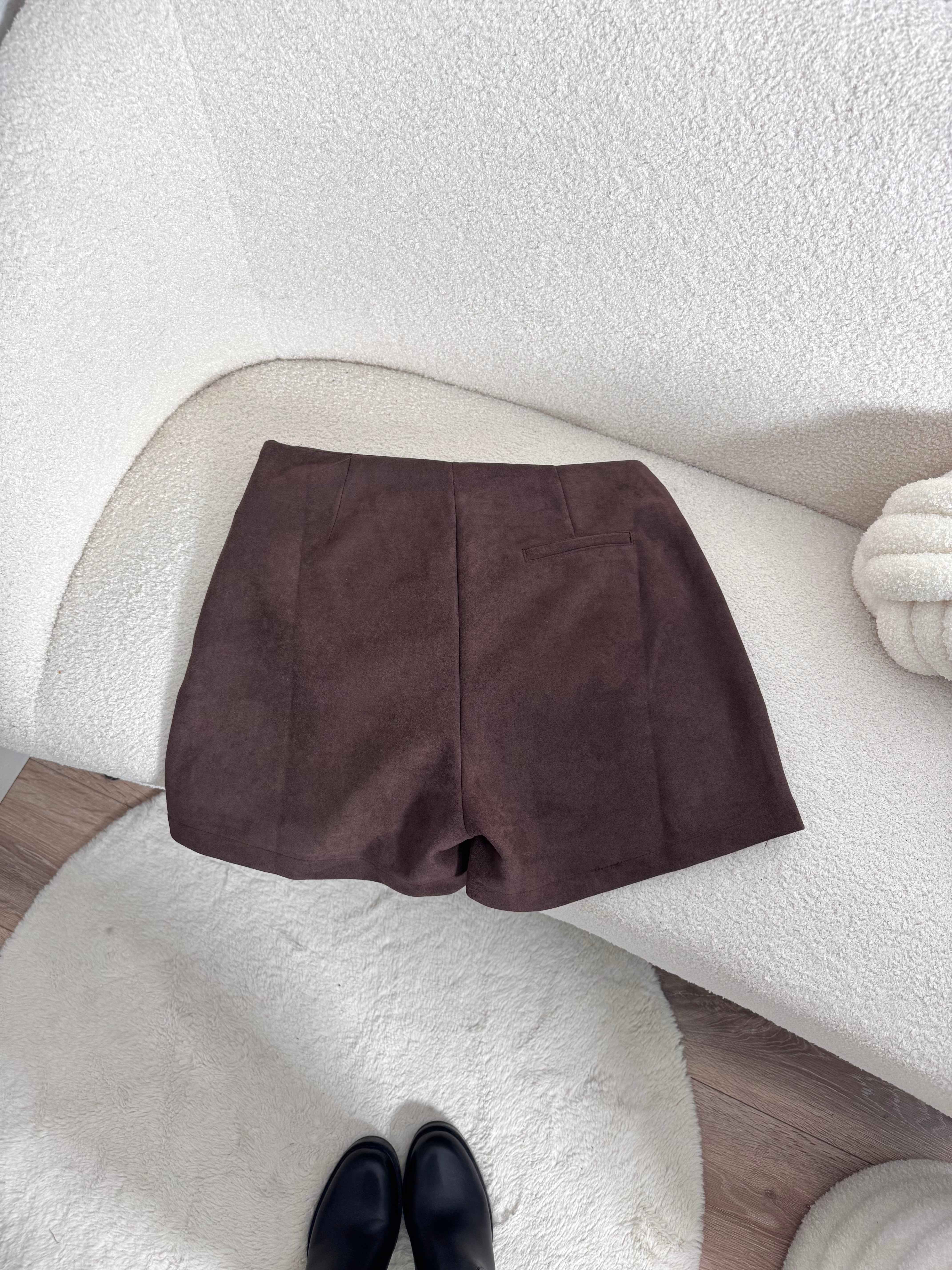 JUPE/SHORT CHOCOLAT