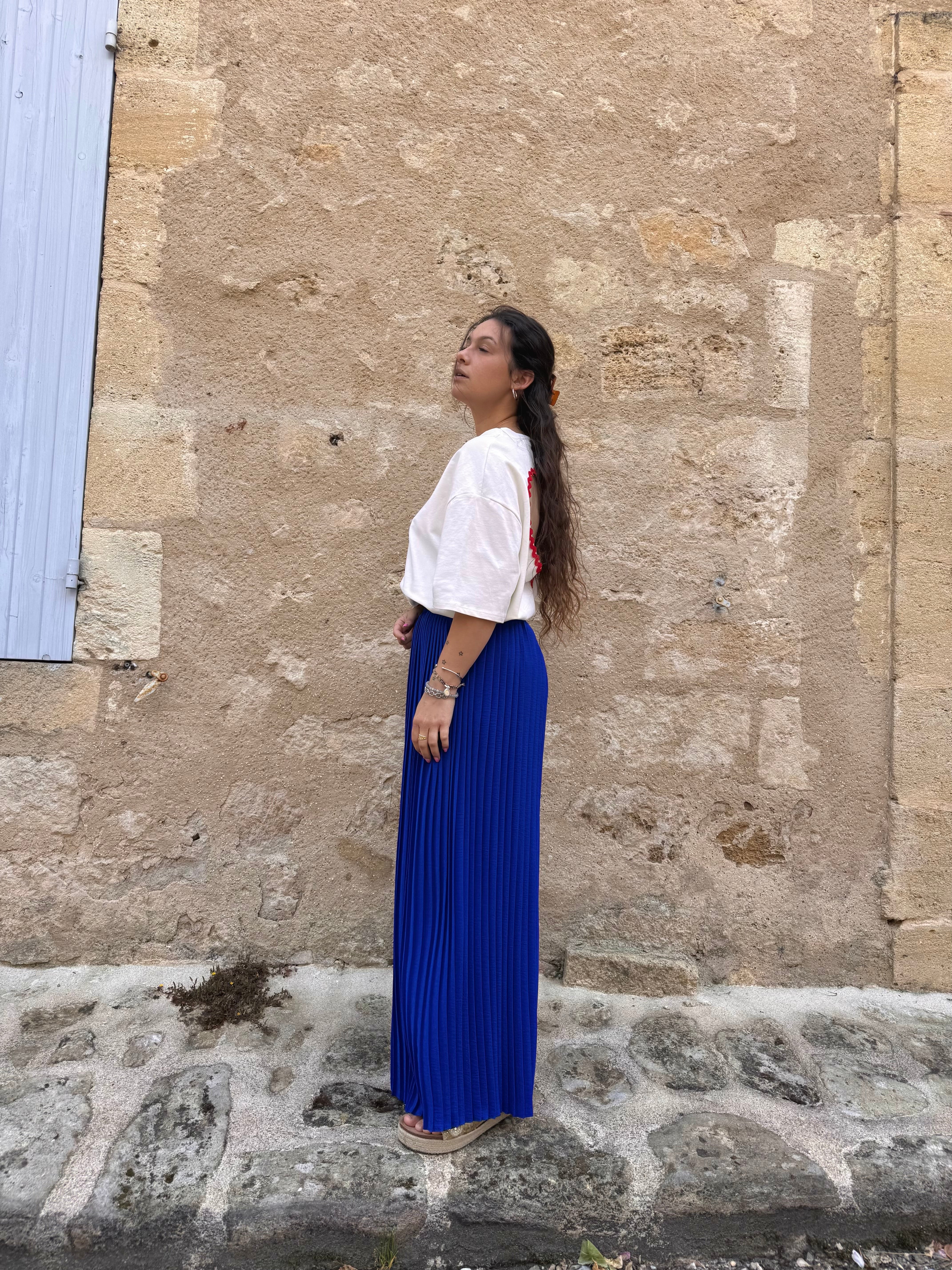 PANTALON VICTOIRE BLEU ÉLECTRIQUE