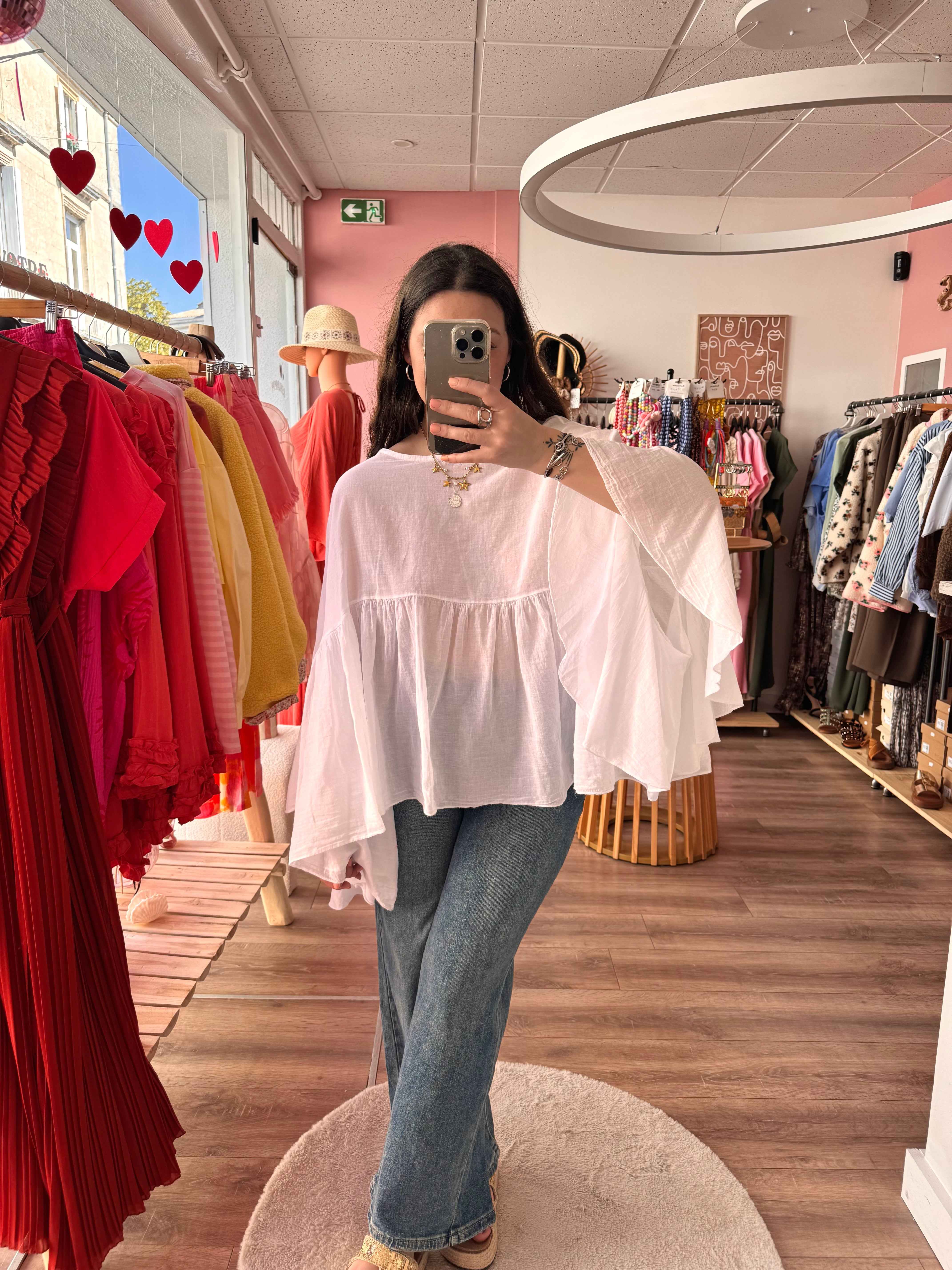 BLOUSE AMPLE BLANCHE