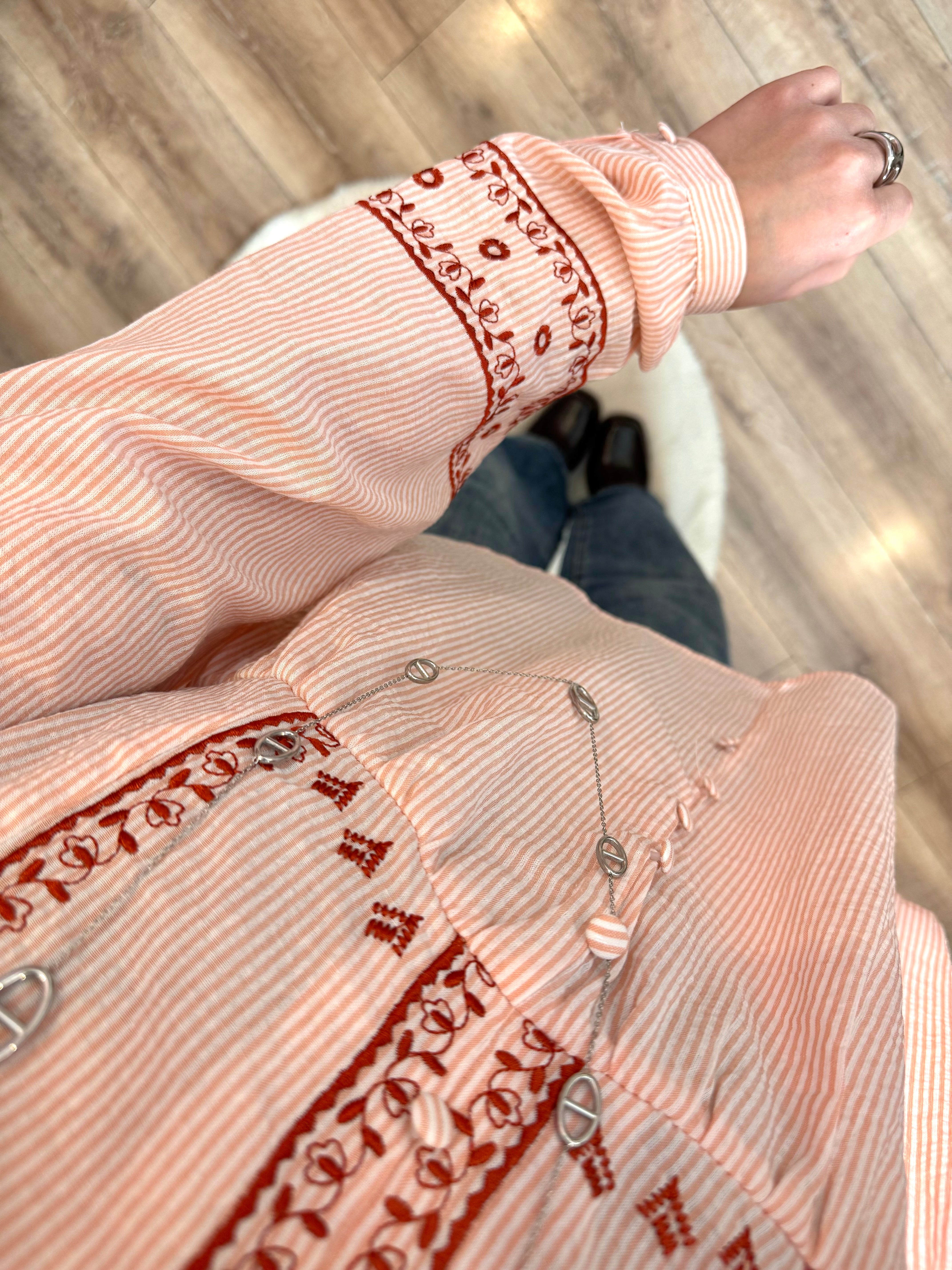 BLOUSE ROSE BOHÈME