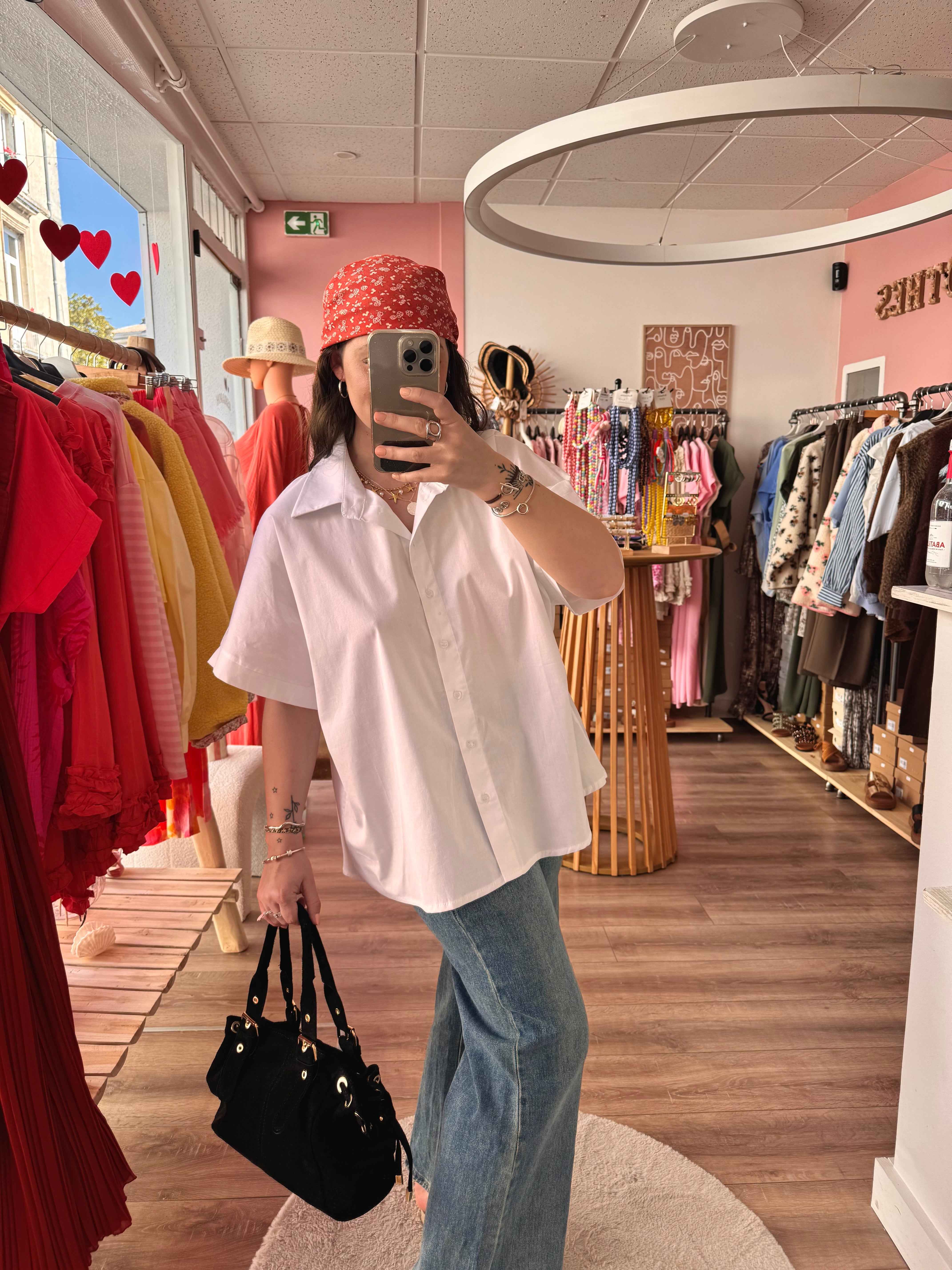 CHEMISE CŒUR DOS NU