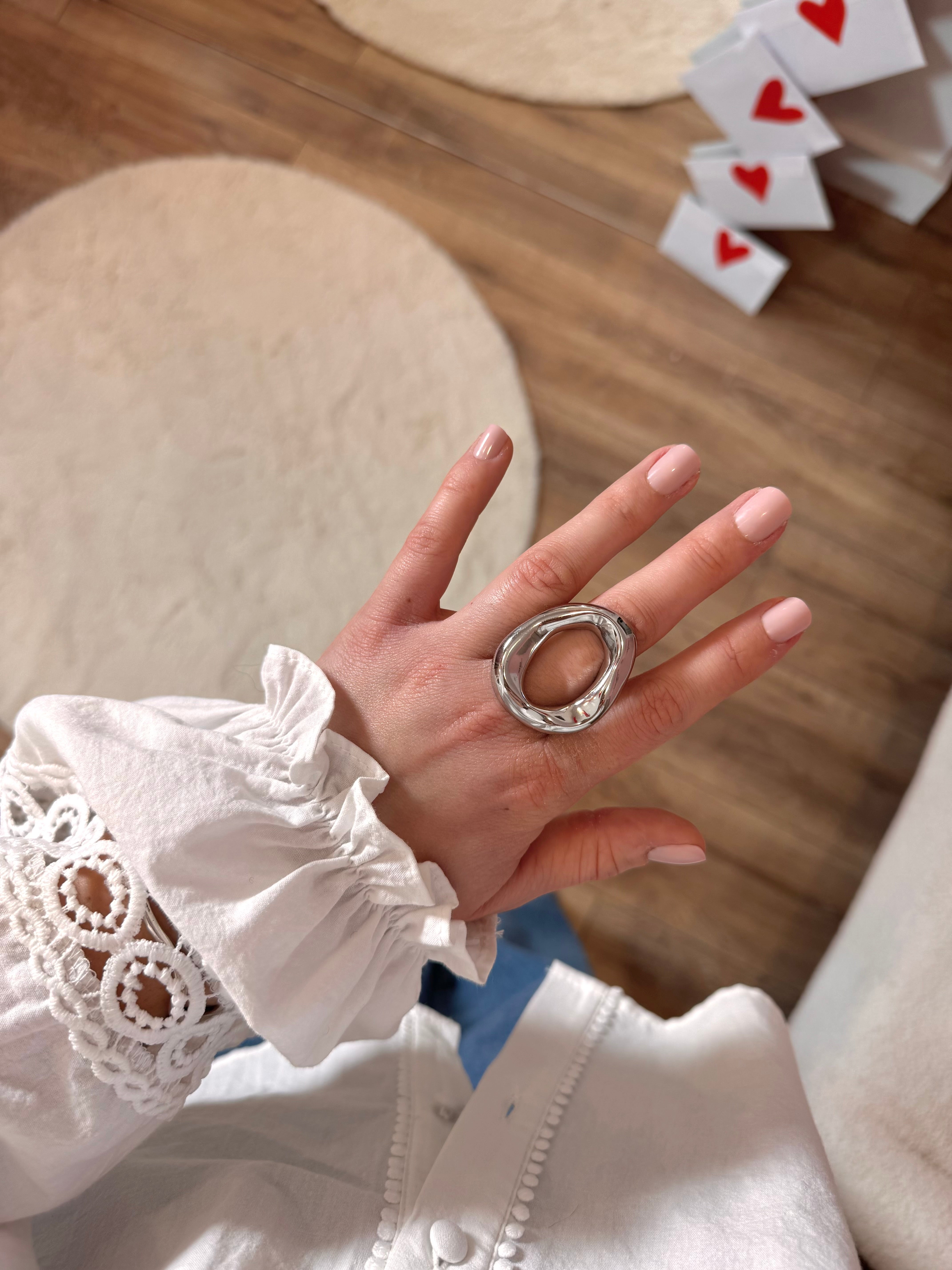 BAGUE LINA ARGENTÉ