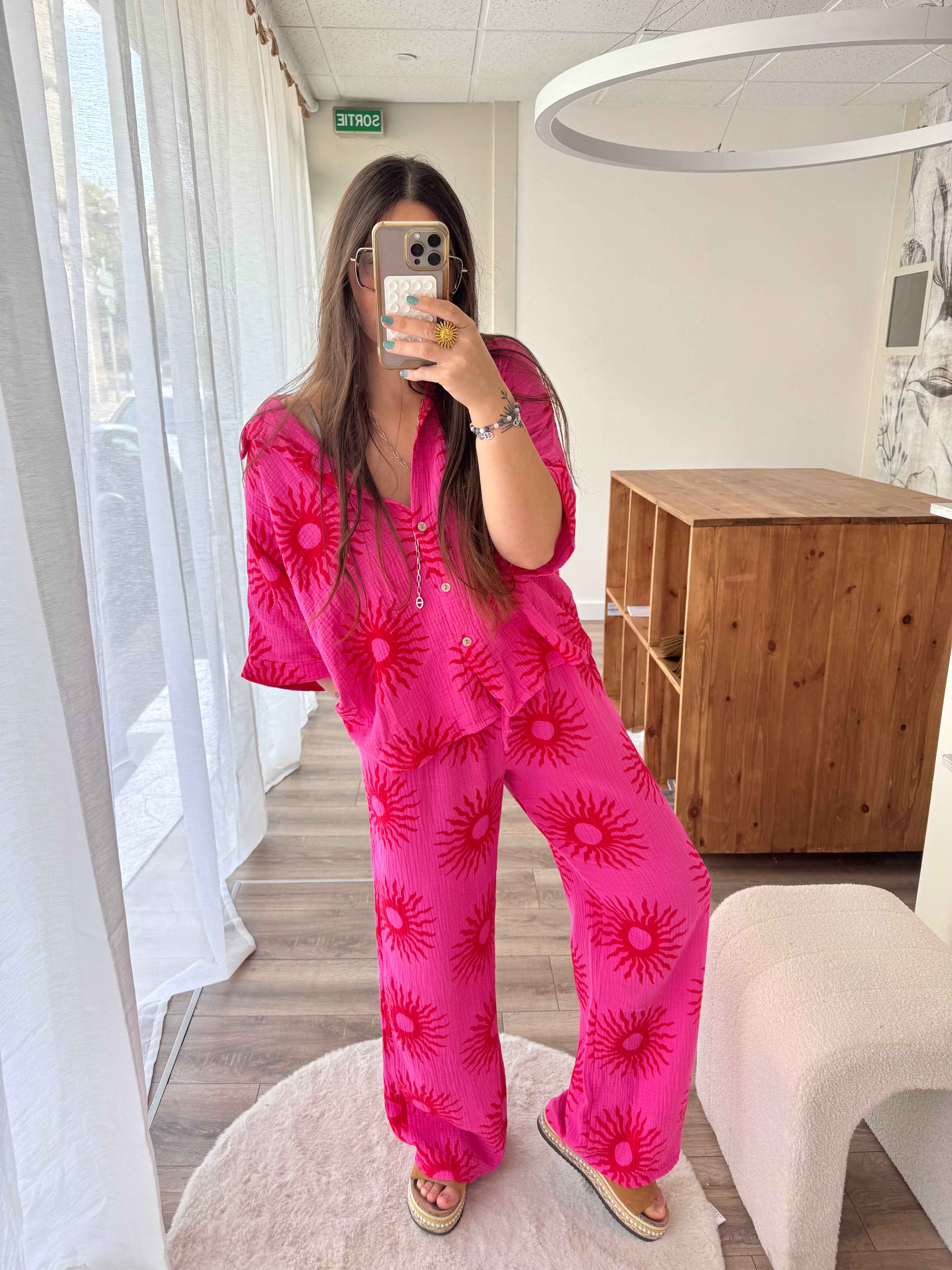 ENSEMBLE SOLEIL FUSHIA
